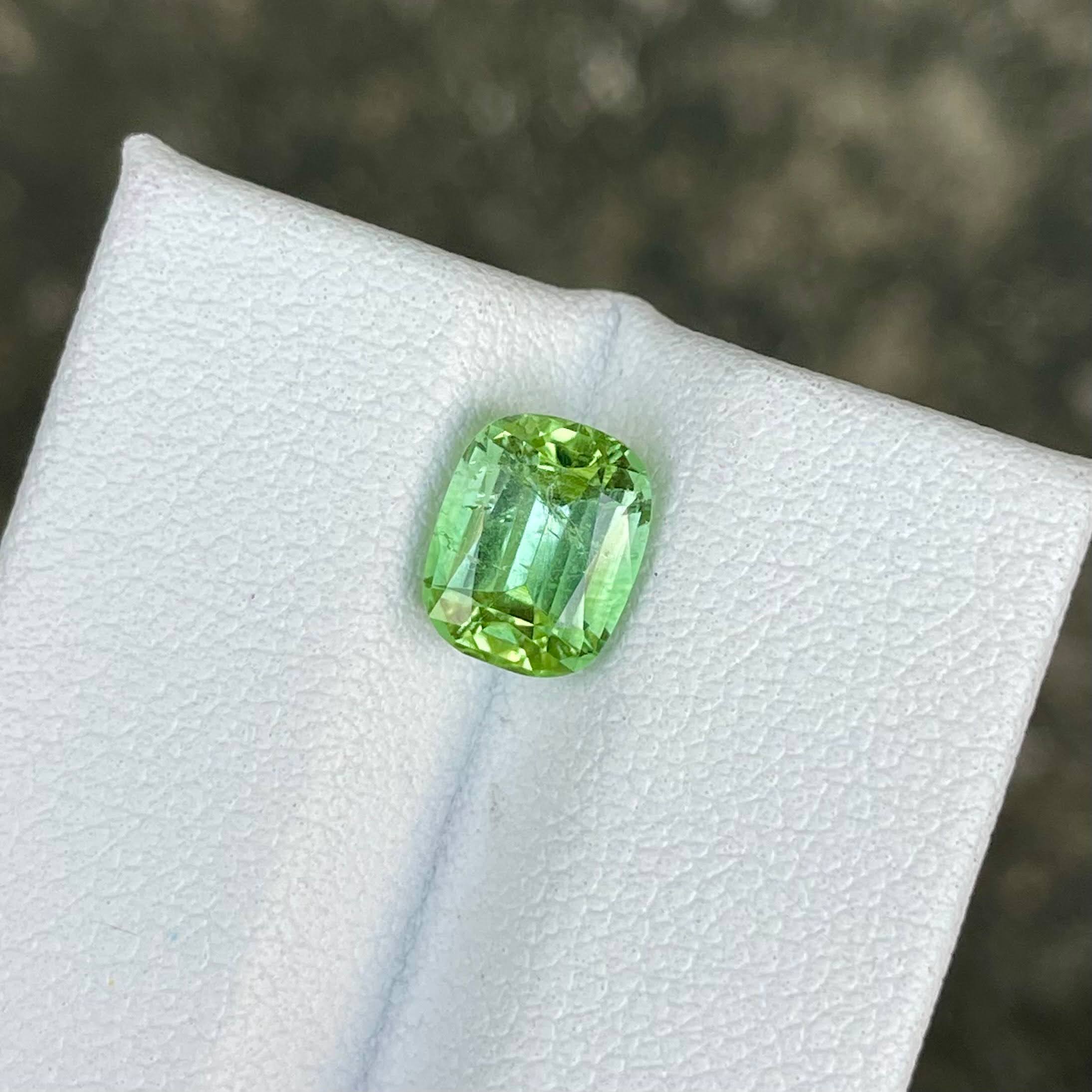 1.97 Carat Mint Green Tourmaline Stone