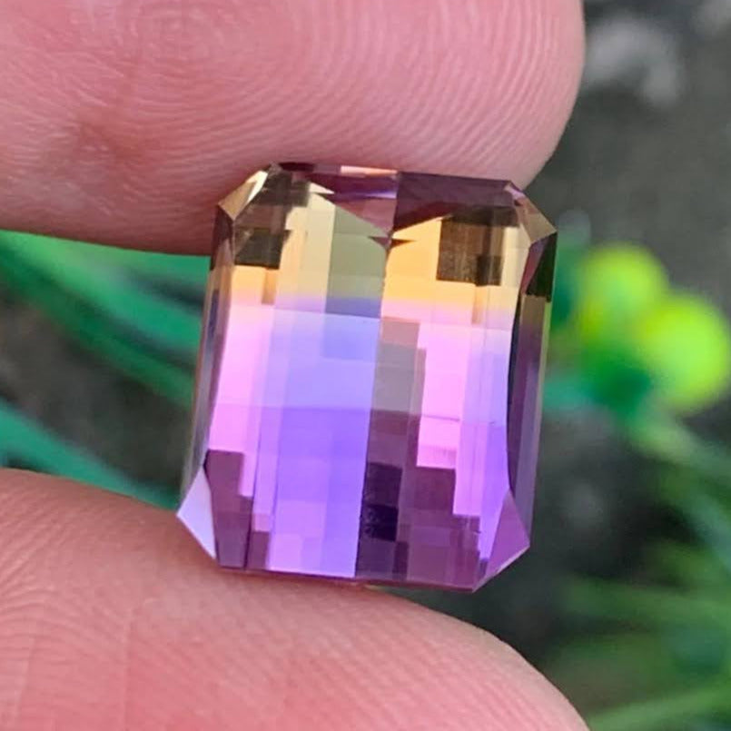 8.90 Carats Bi Color Ametrine Stone