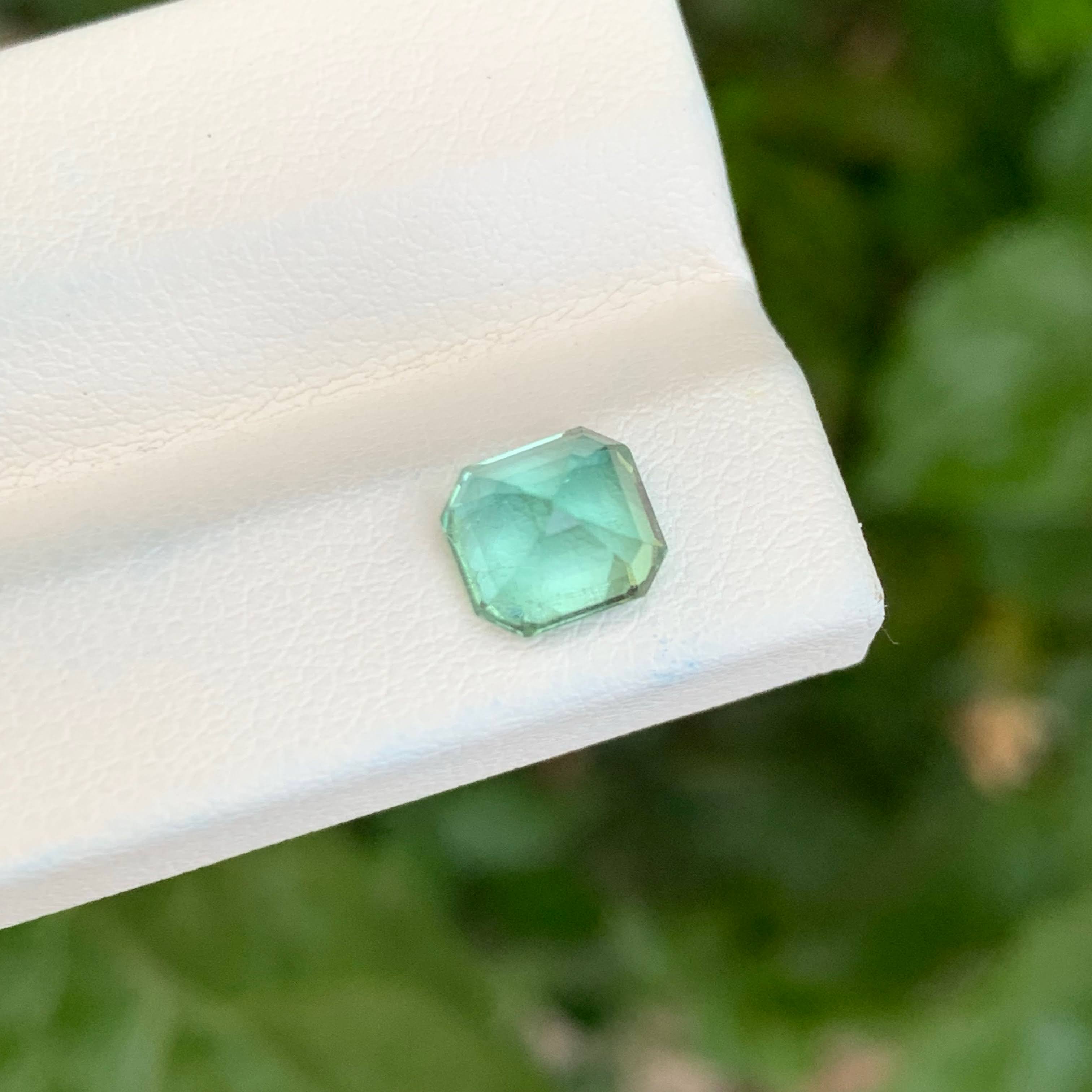 1.80 Carat Sea Foam Blue Tourmaline
