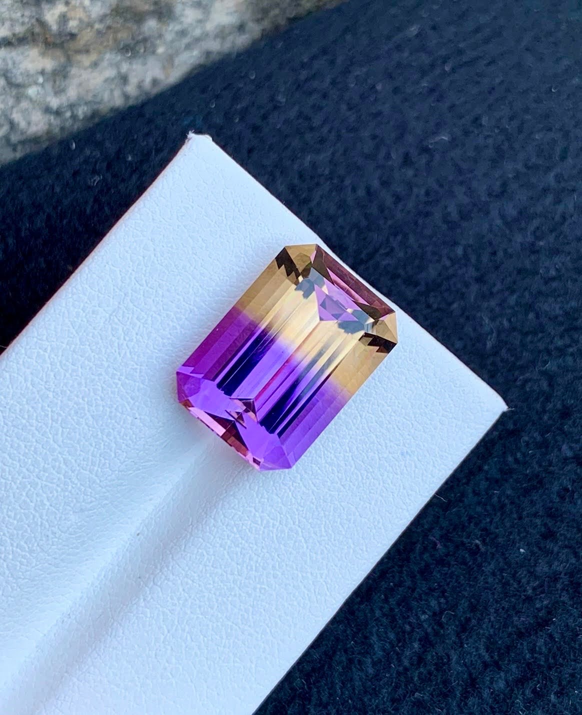 11.90 Carats Bi Color Ametrine Stone