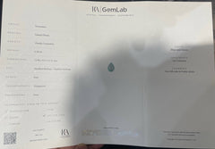 4.40ct Certified Paraiba Tourmaline Pear