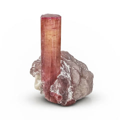 Pink Rubilite Tourmaline on Lepidolite