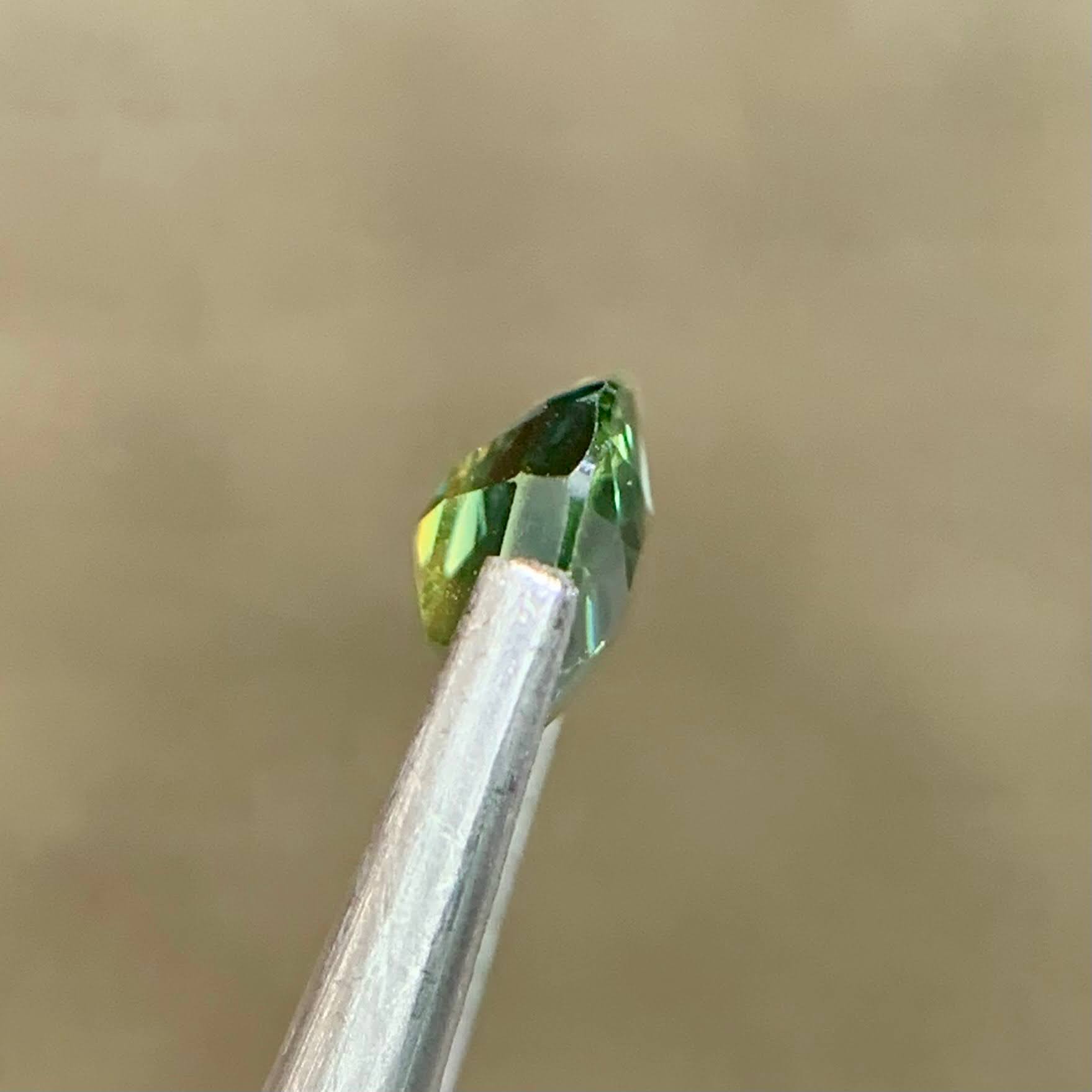 1.11ct Teal Sapphire Cushion Cut