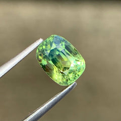 1.47ct Bi-Color Sapphire Cushion Cut 