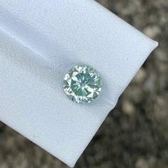 2.20 Carats Round Lab Grown Moissanite