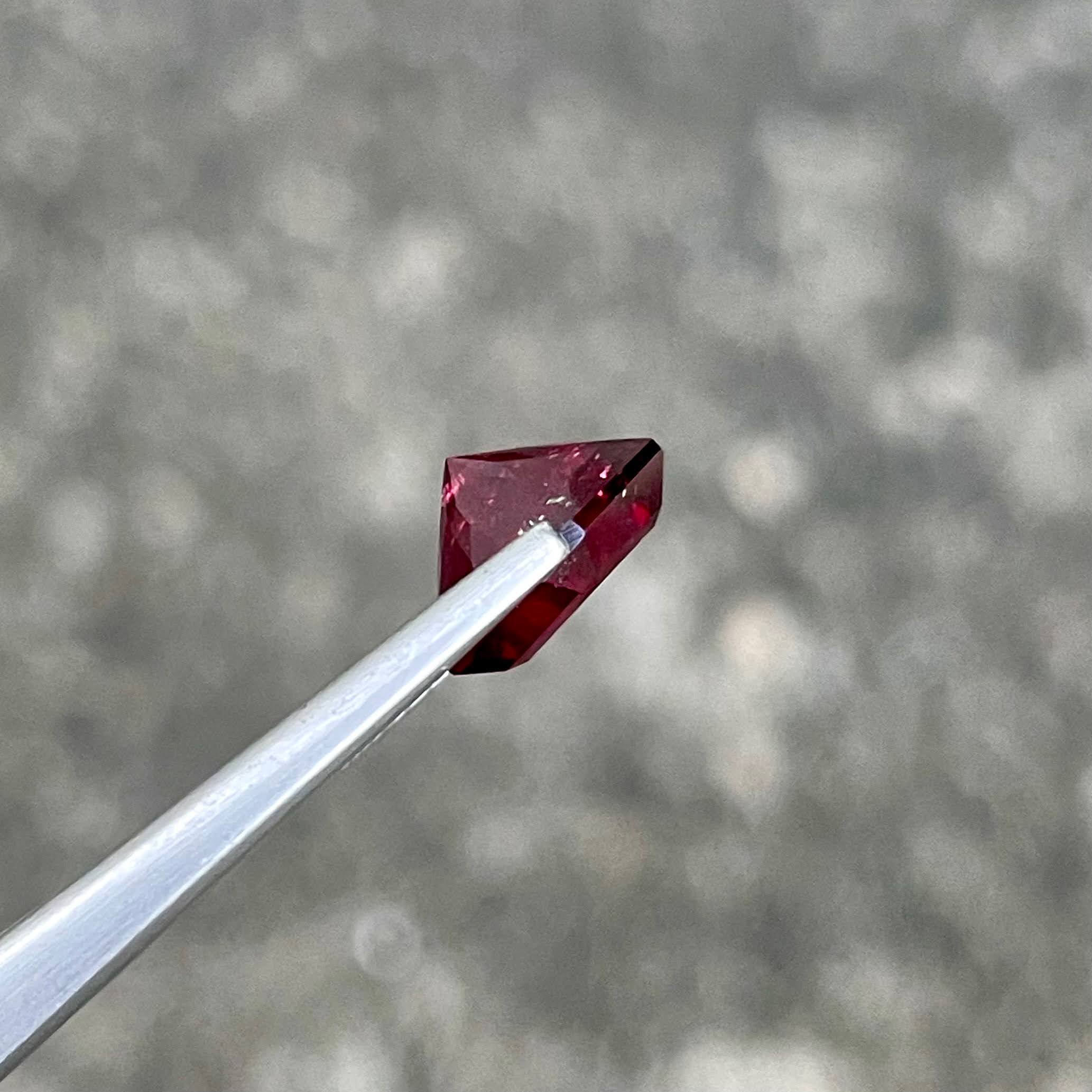 2.75 Carats Rich Red Garnet Stone