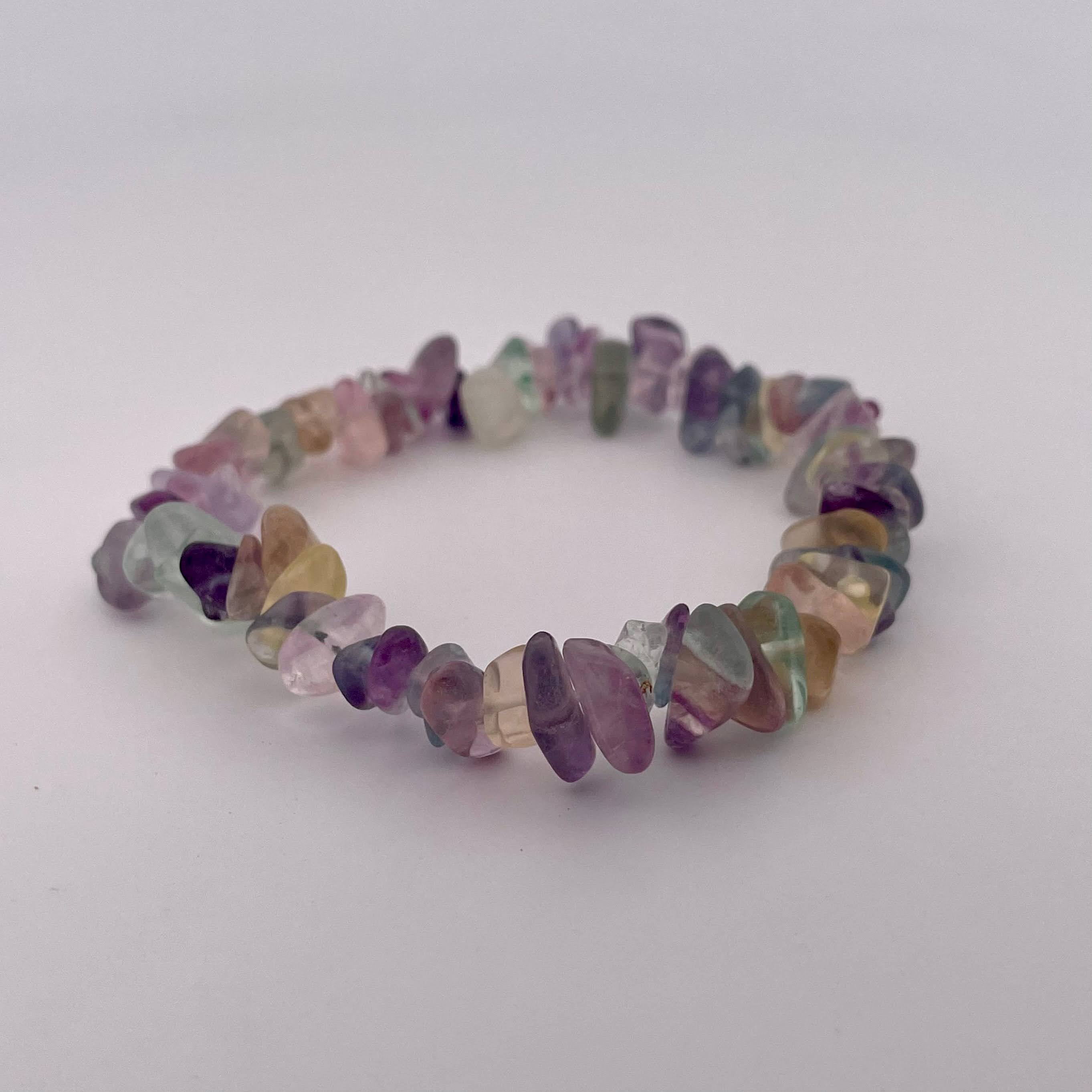 Handmade Fluorite Stone Beaded Bracelet