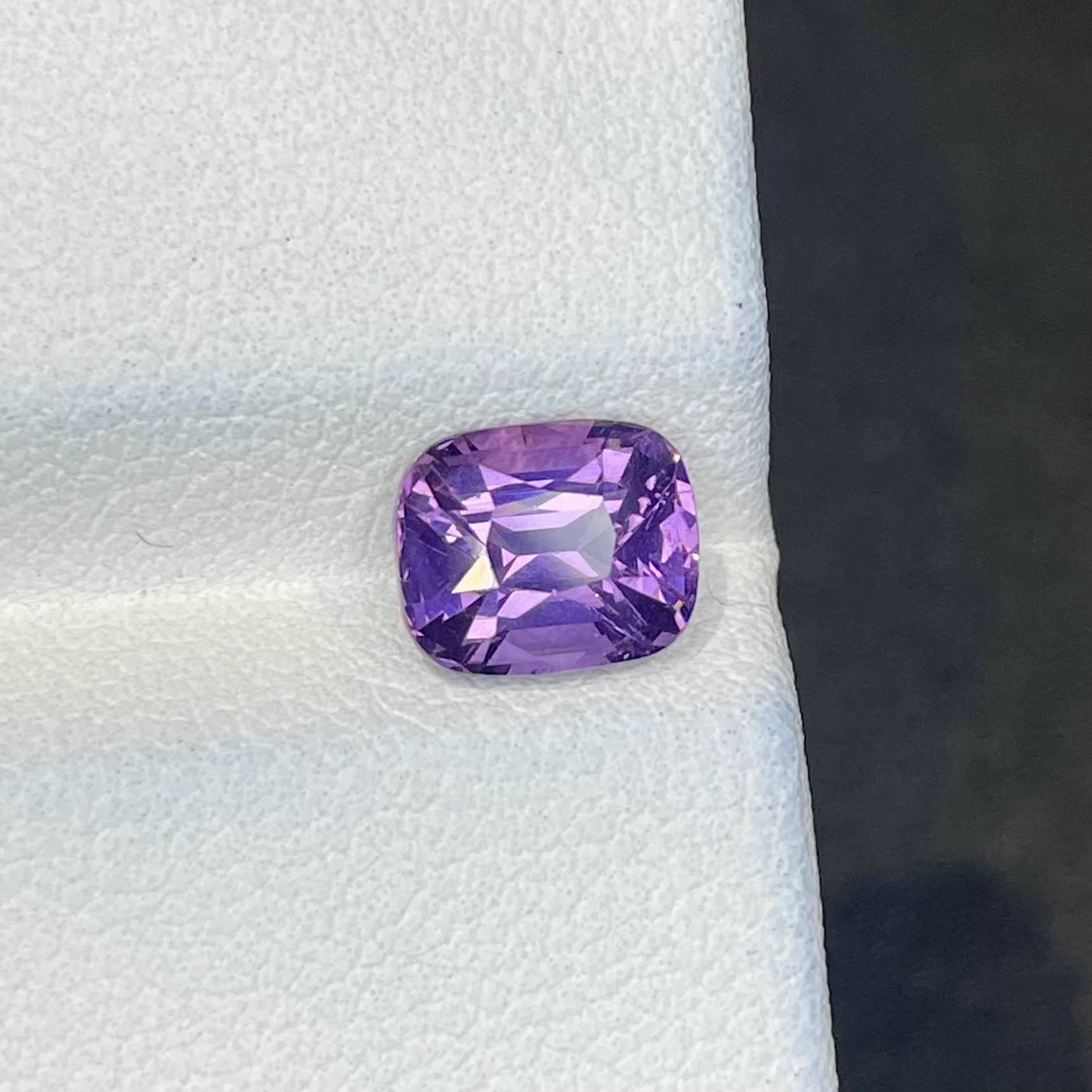 1.84 Carats Certified Purple Spinel