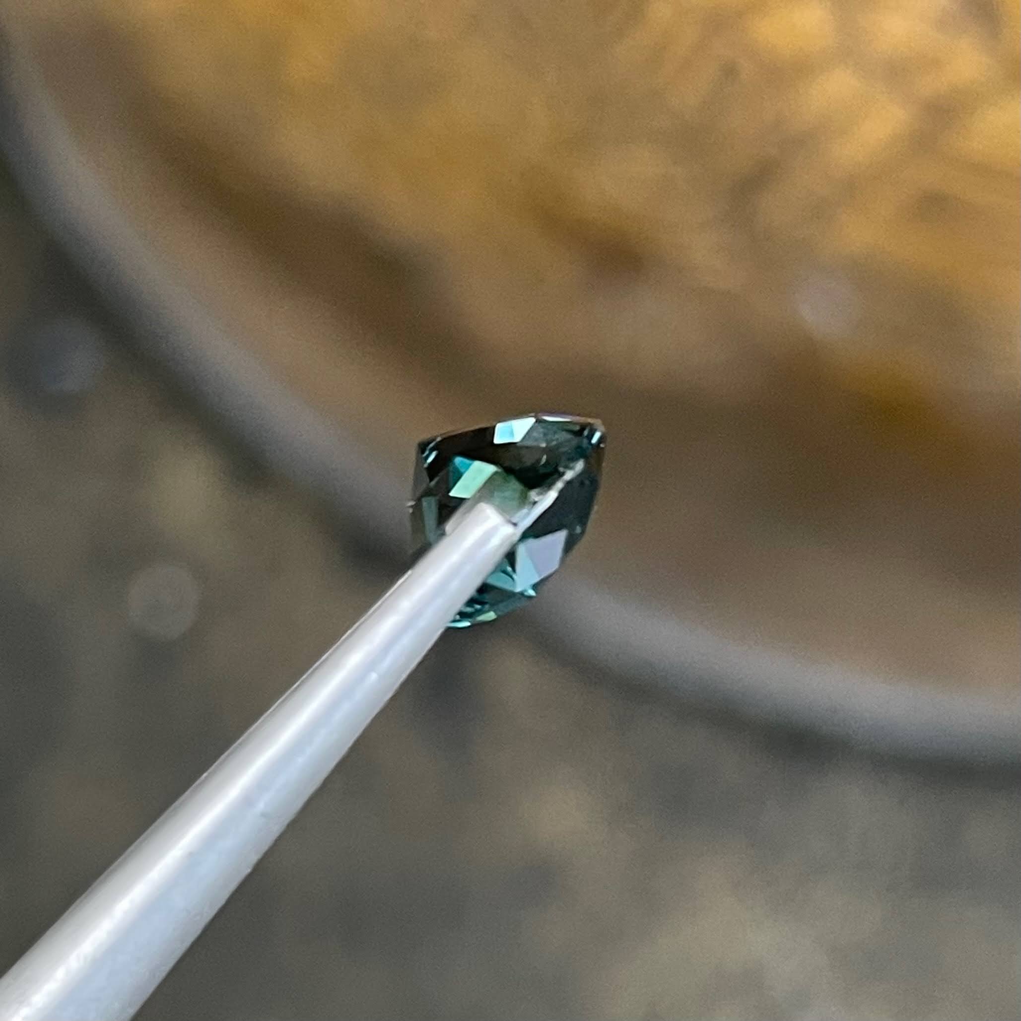 2.53 Carats Teal Blue Spinel Gemstone