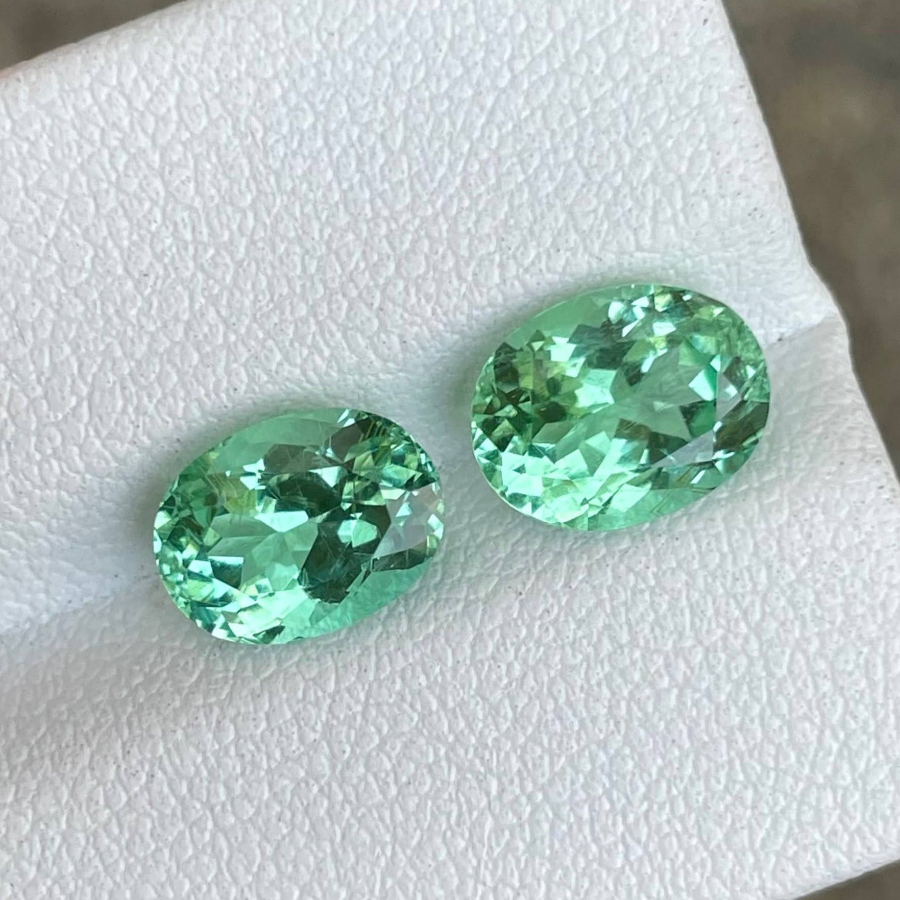 4.49 Carat Paraiba Tourmaline Pair Gem