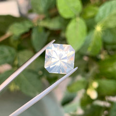 8.60 Carat Faceted Milky Quartz