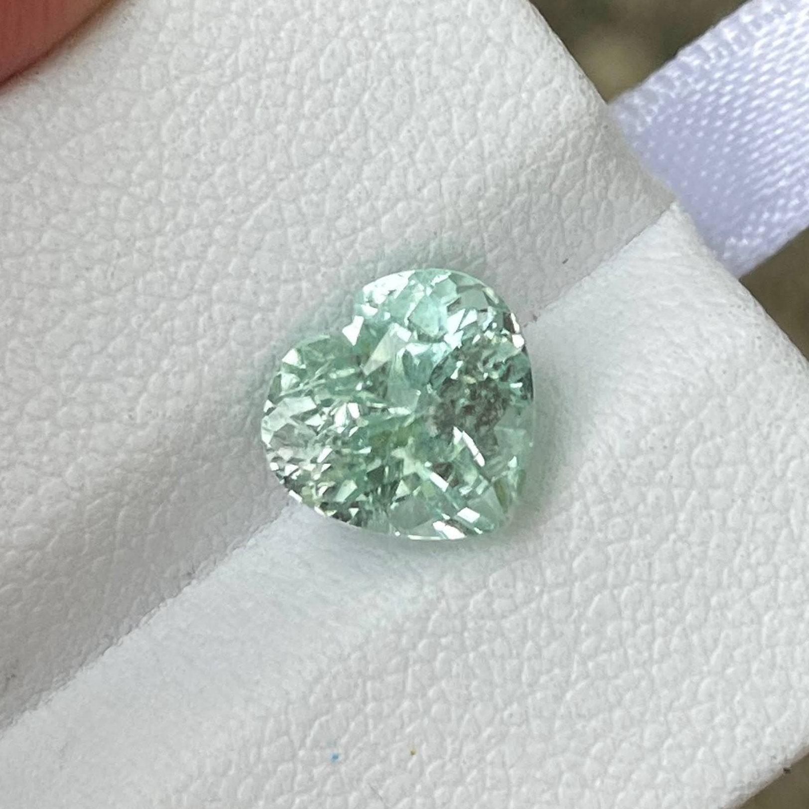 2.79 Carat Blue Tourmaline Heart Cut