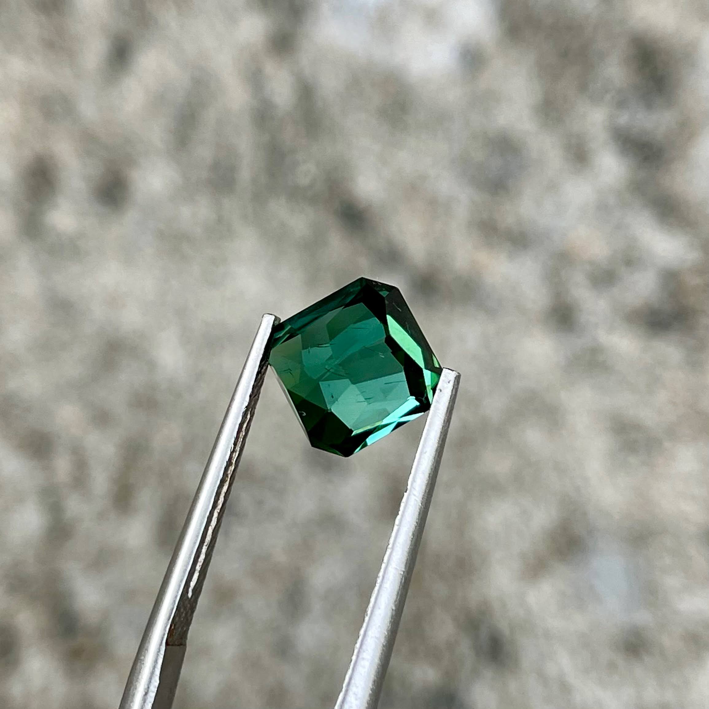 2.70 Carats Greenish Blue Tourmaline