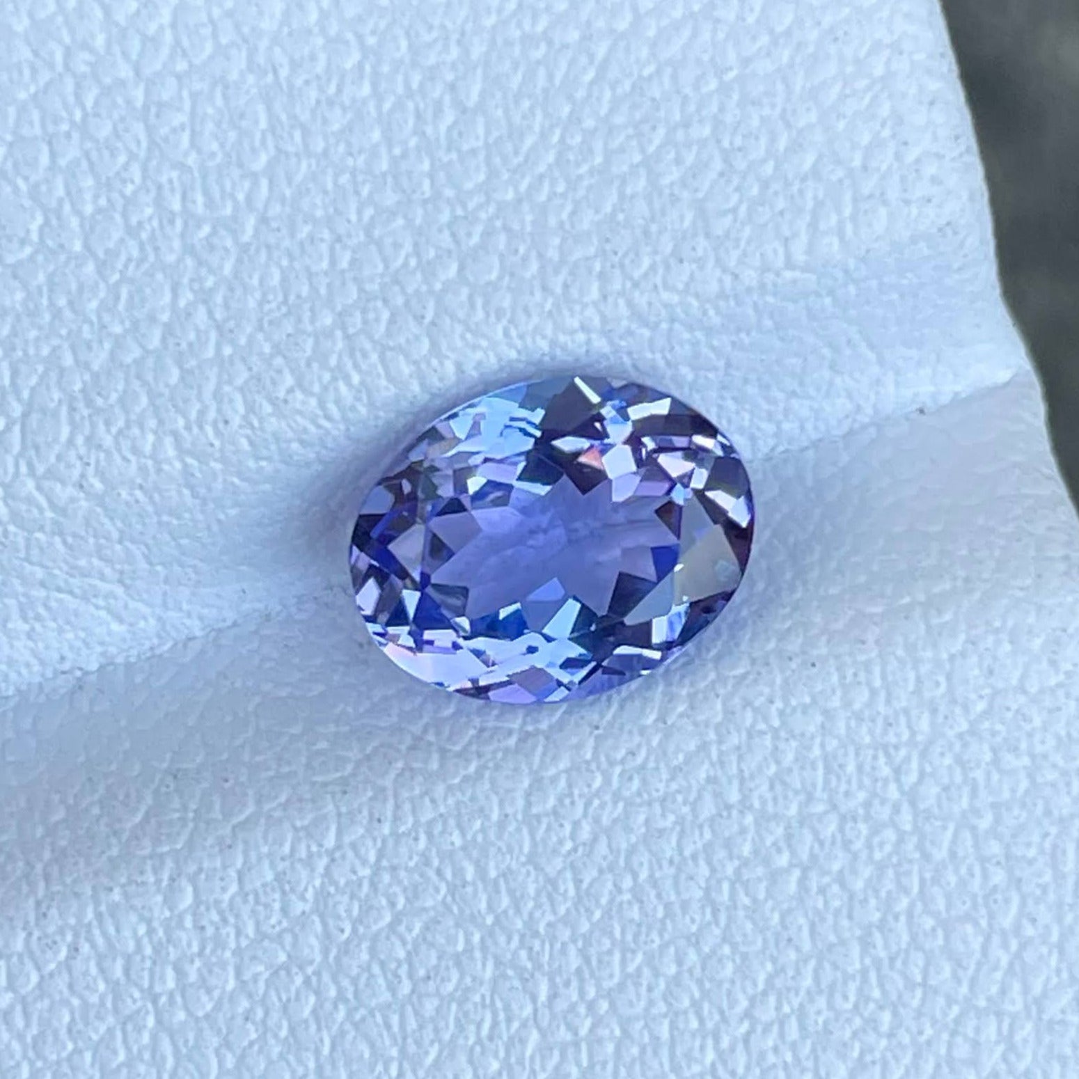 2.18 Carats Blue Tanzanite Oval Stone 