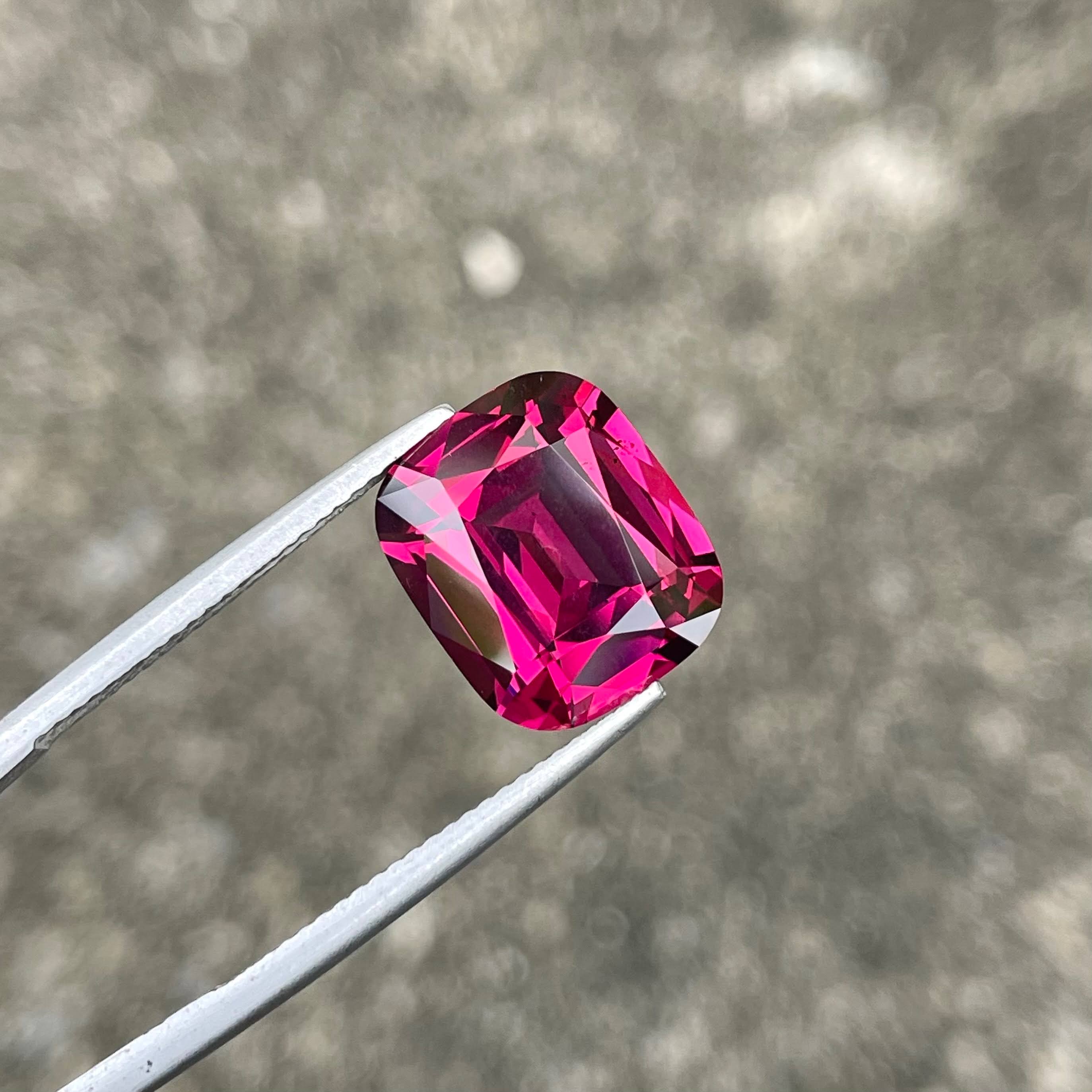 8.49 Carats Vibrant Pink Garnet Stone