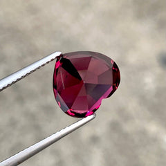 7.38ct Pinkish Red Garnet Heart Shape