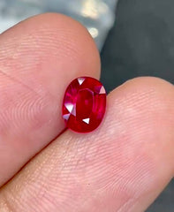 1.43 carats AIGS Lab Certified Ruby 