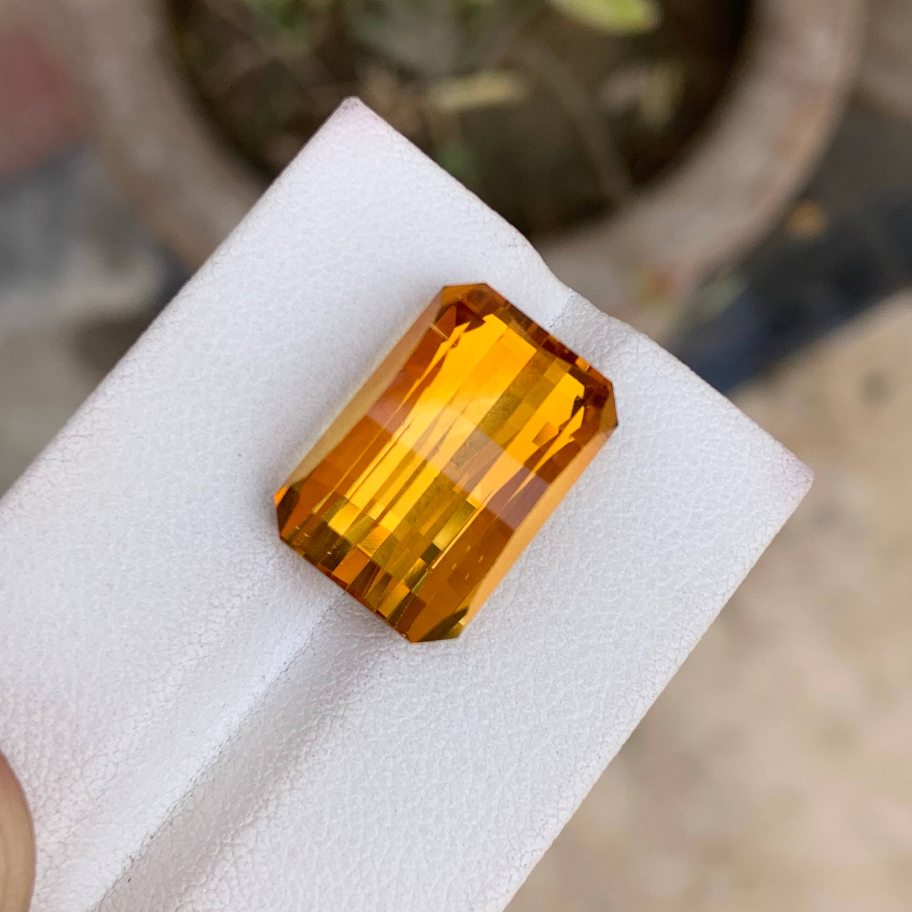 11.46Ct Brazilian Citrine