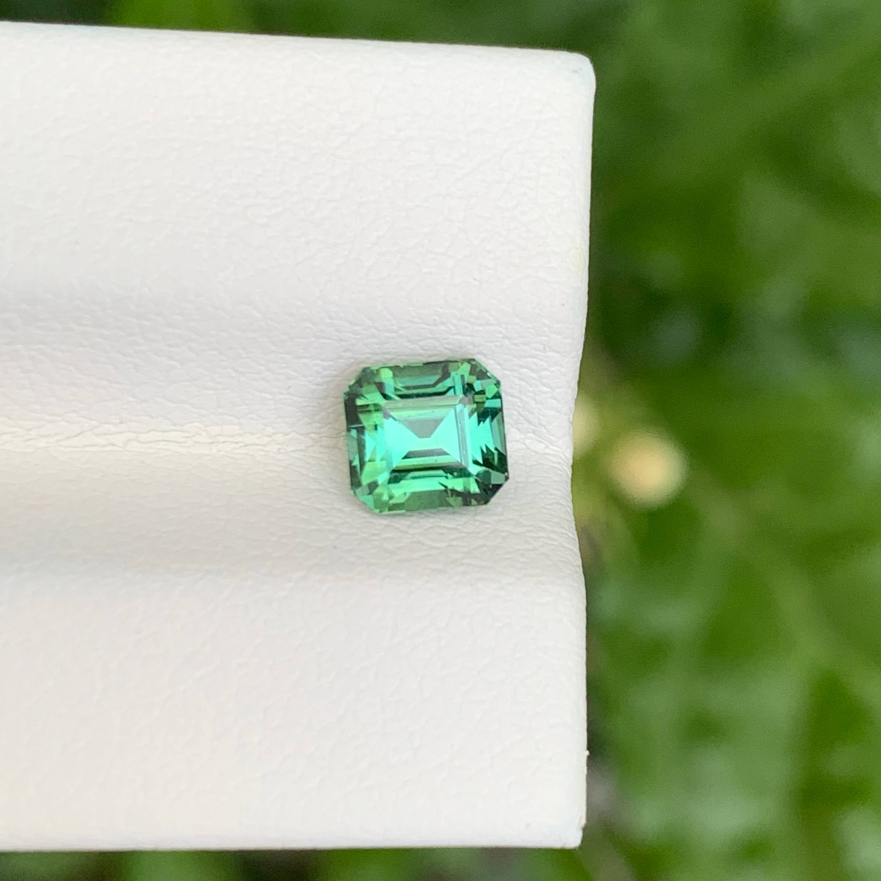 1.20 Carats Greenish Blue Tourmaline