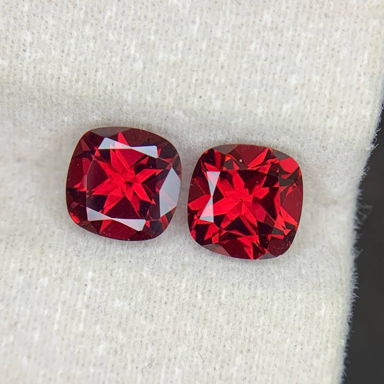 3.60Ct Rhodolite Garnet Pair
