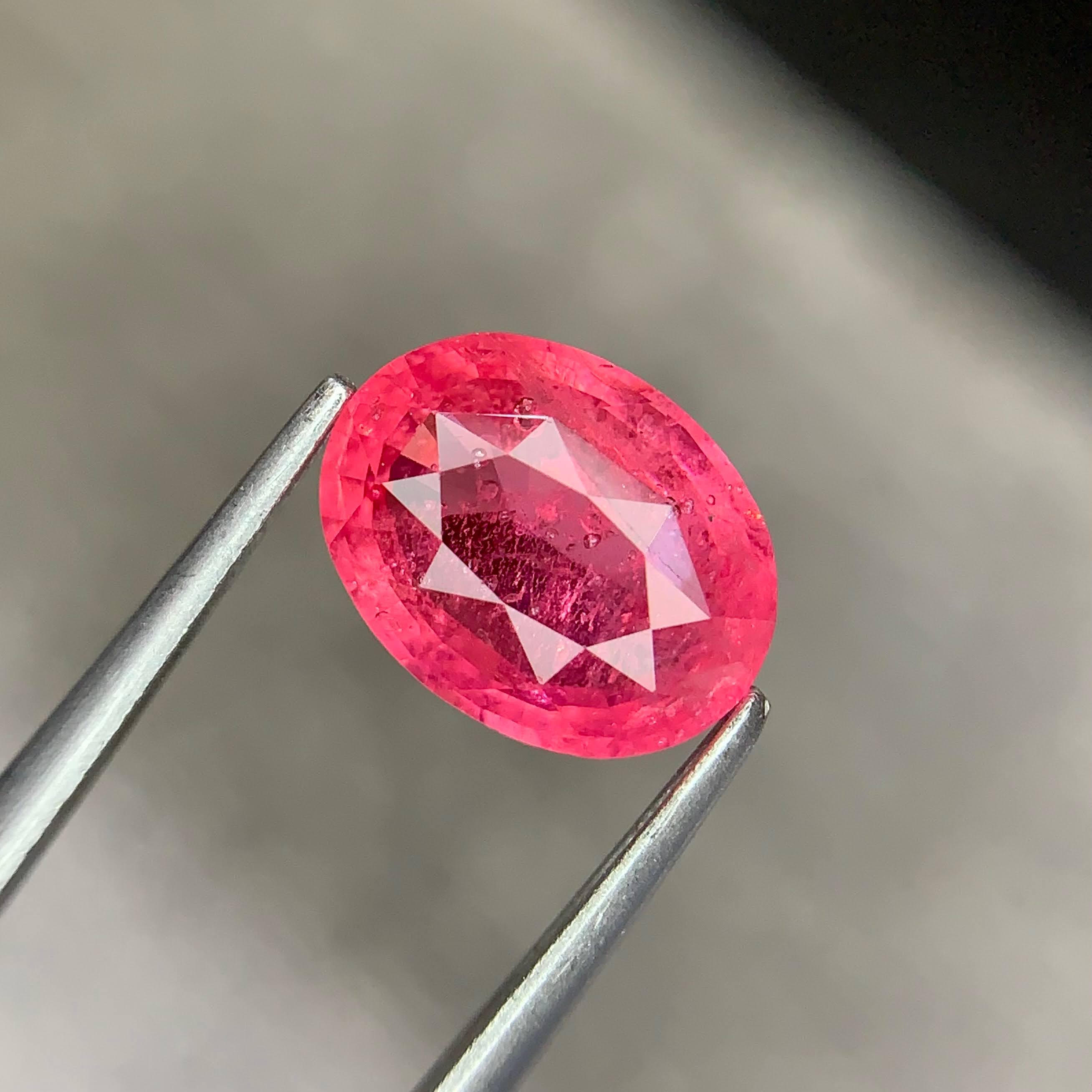 2.18 Ct Pinkish Red Mahenge Spinel Oval