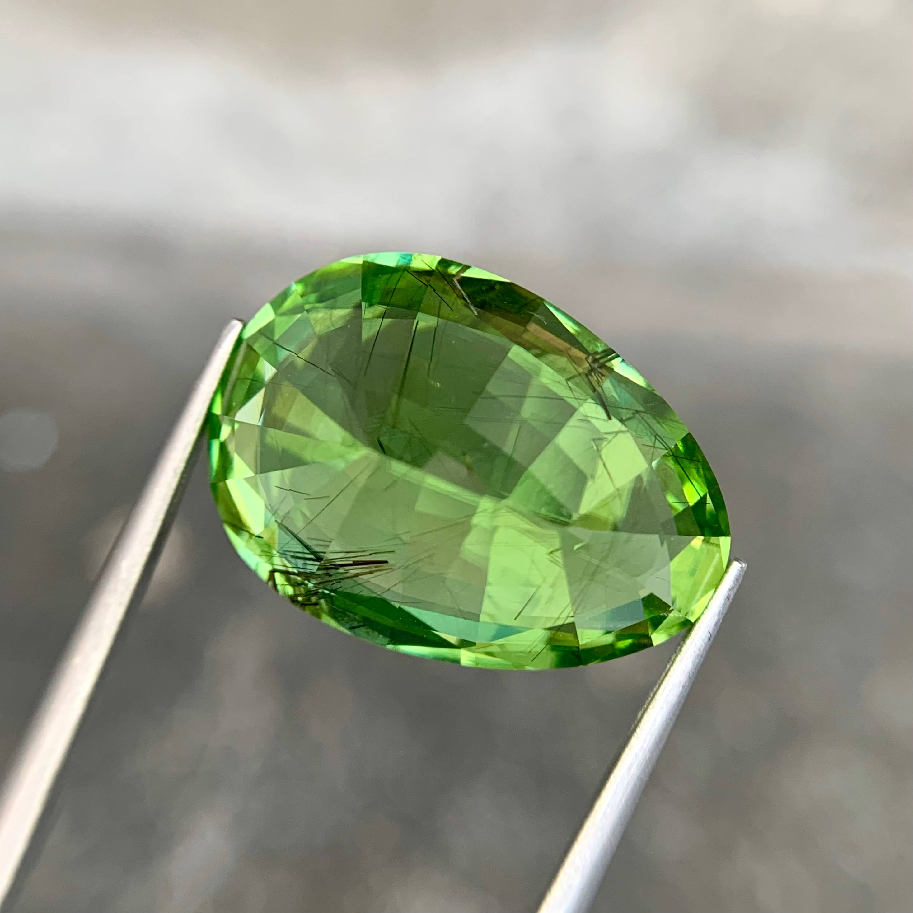  19.26ct Ludwigite Inclusion Peridot