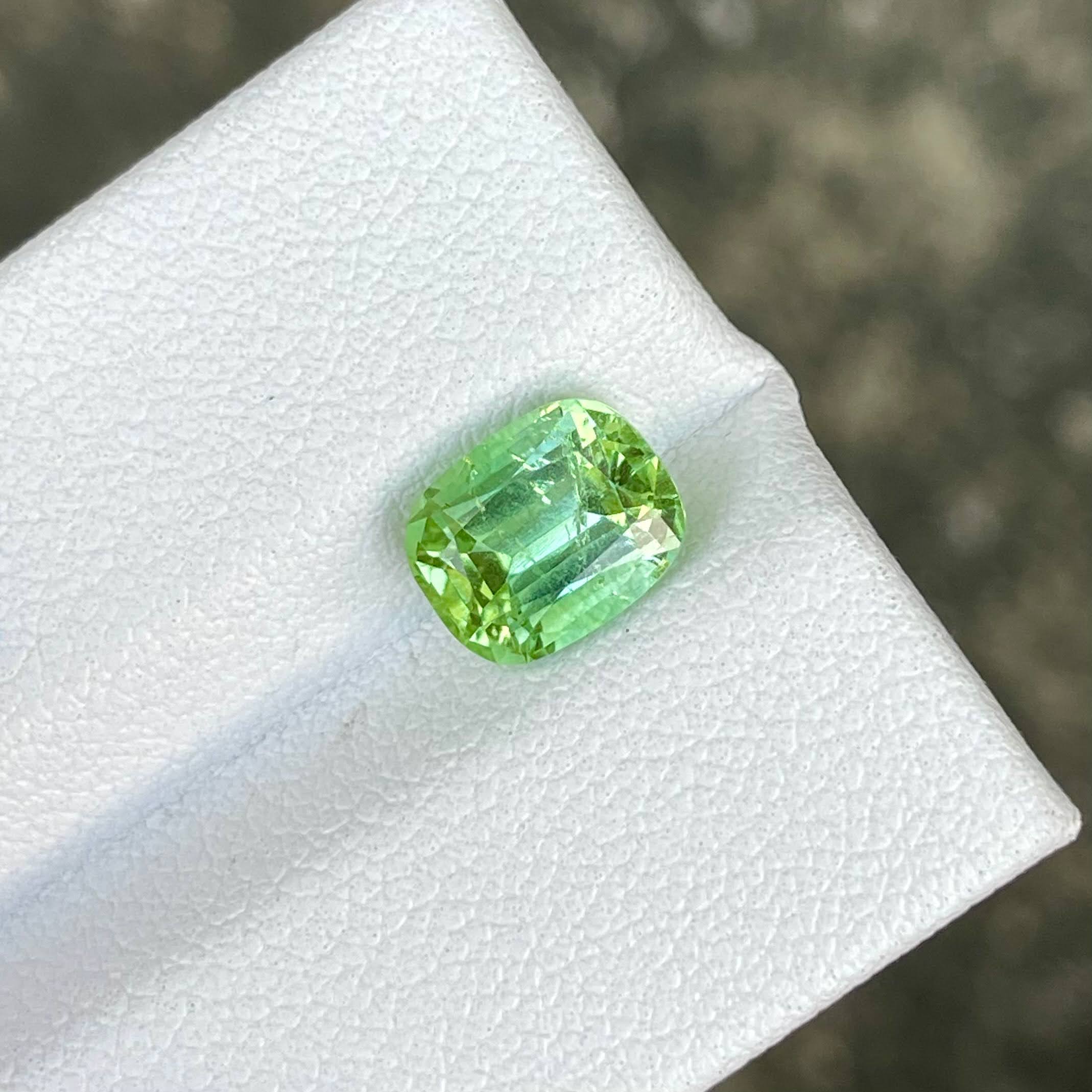 1.97 Carat Mint Green Tourmaline Stone