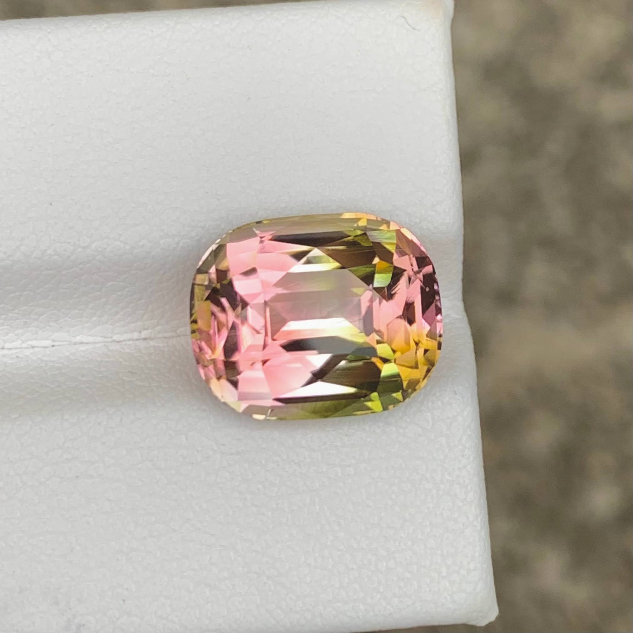 tricolor-tourmaline-8-08ct-africa-cushion-modified-cut