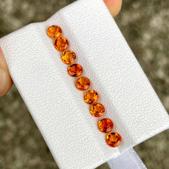 2.36 Carats Citrine Lot Round Cut