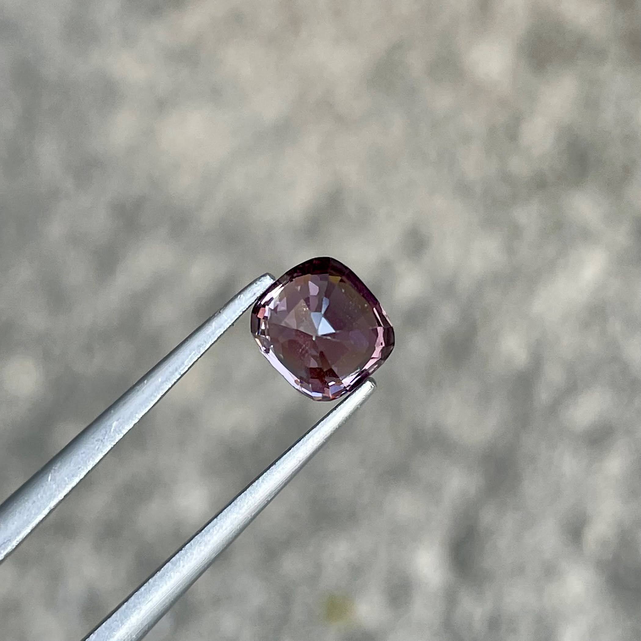 1.52 Carat Pinkish Purple Spinel Stone