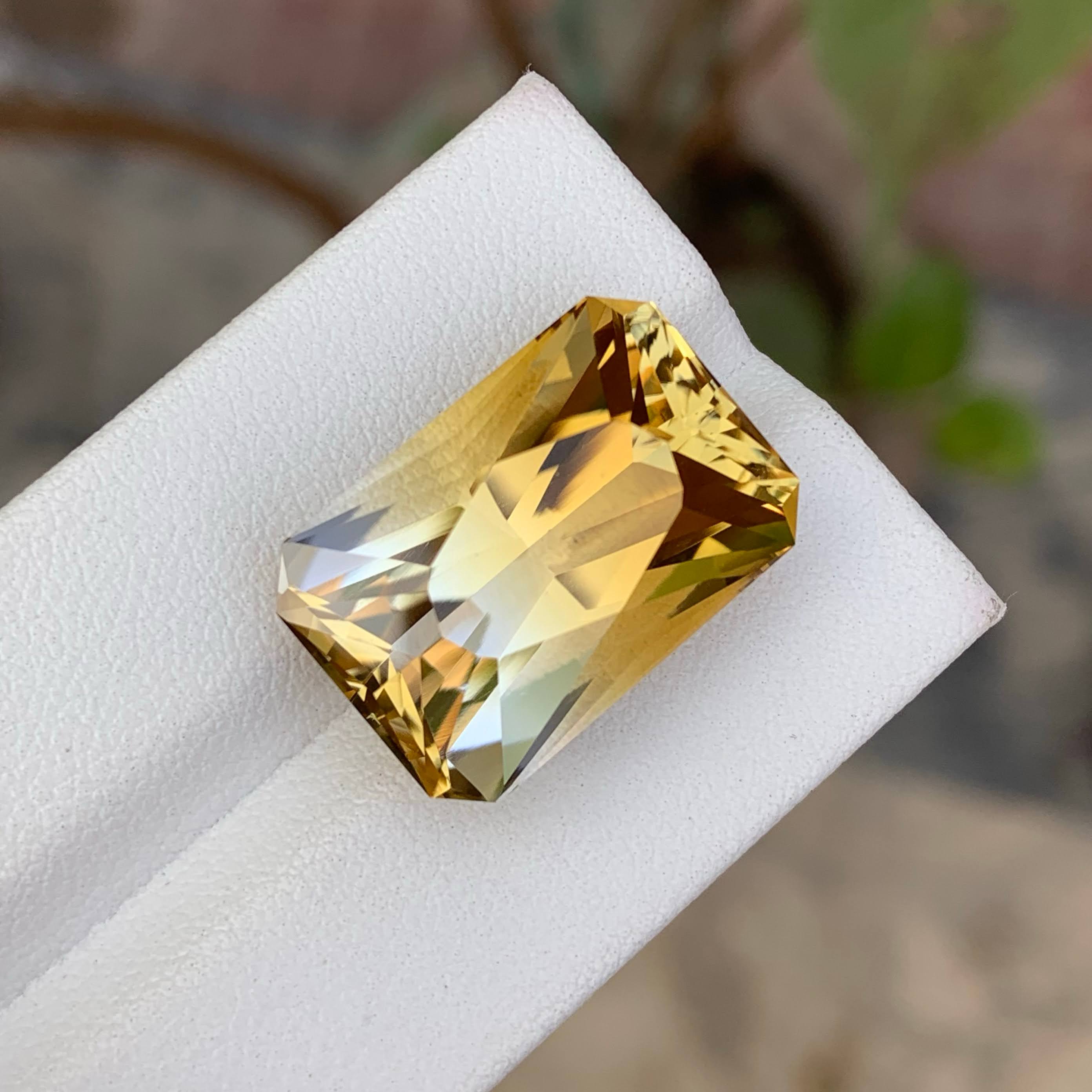 20.92Ct BiColor Citrine