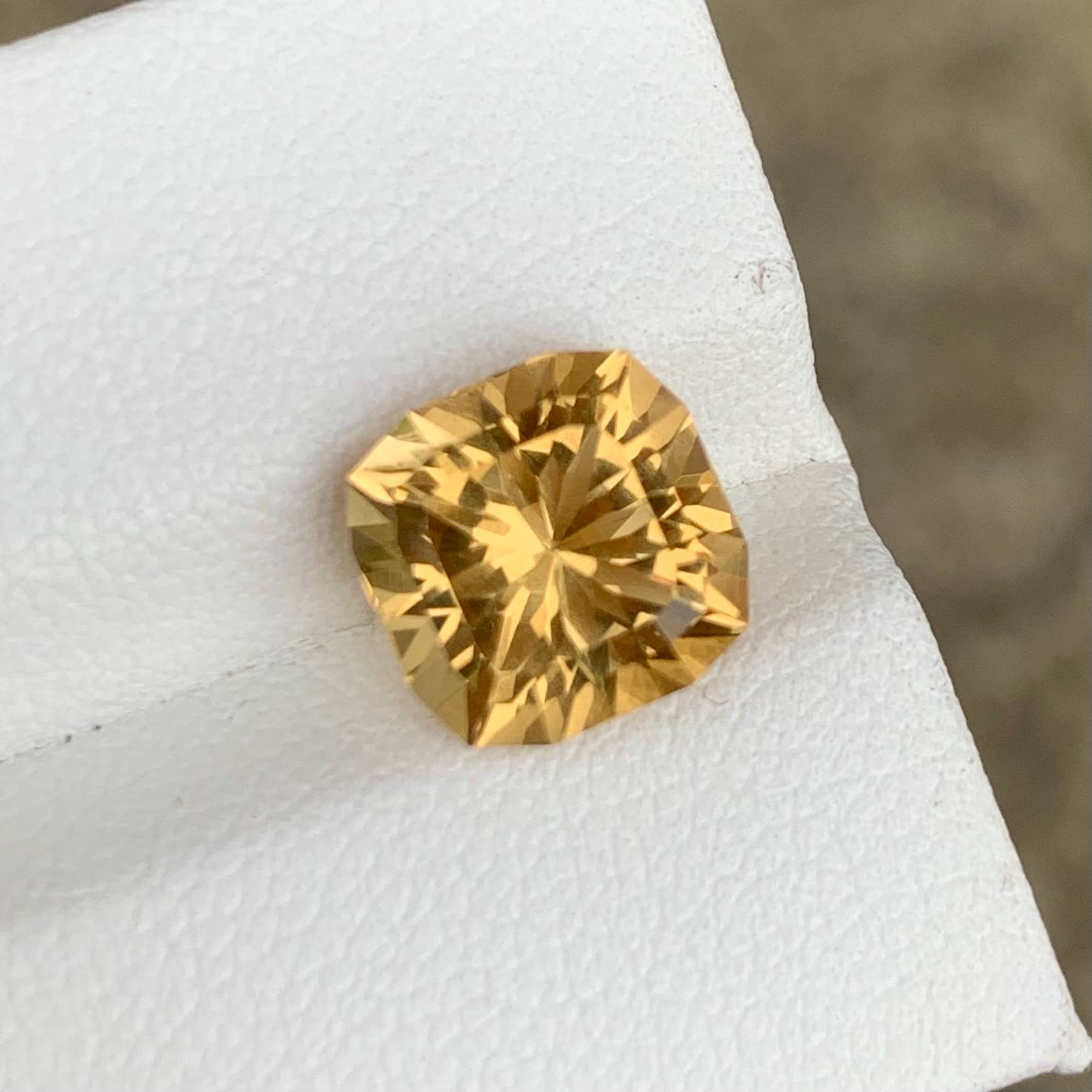 2.87Ct Fancy Cut Citrine