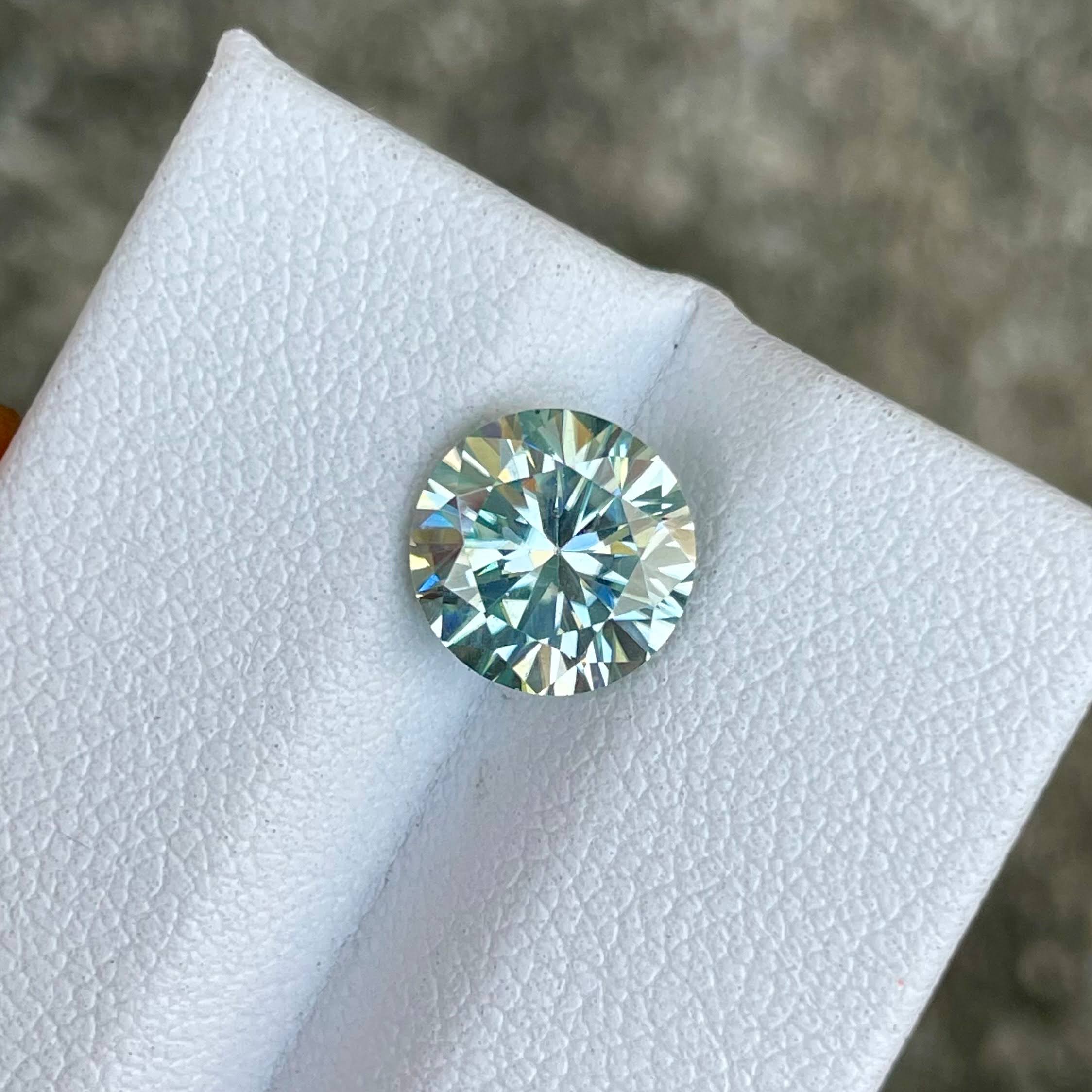 2.20 Carats Lab Grown Round Moissanite