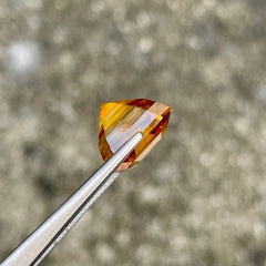 18.47 Carats Orange Sapphire Gemstone