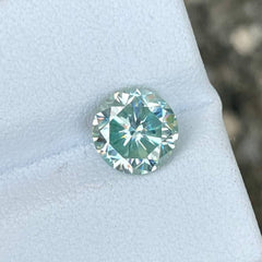 2.20 Carats Round Lab Grown Moissanite