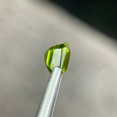 1.02 Ct Olive Green Sapphire Asscher Cut