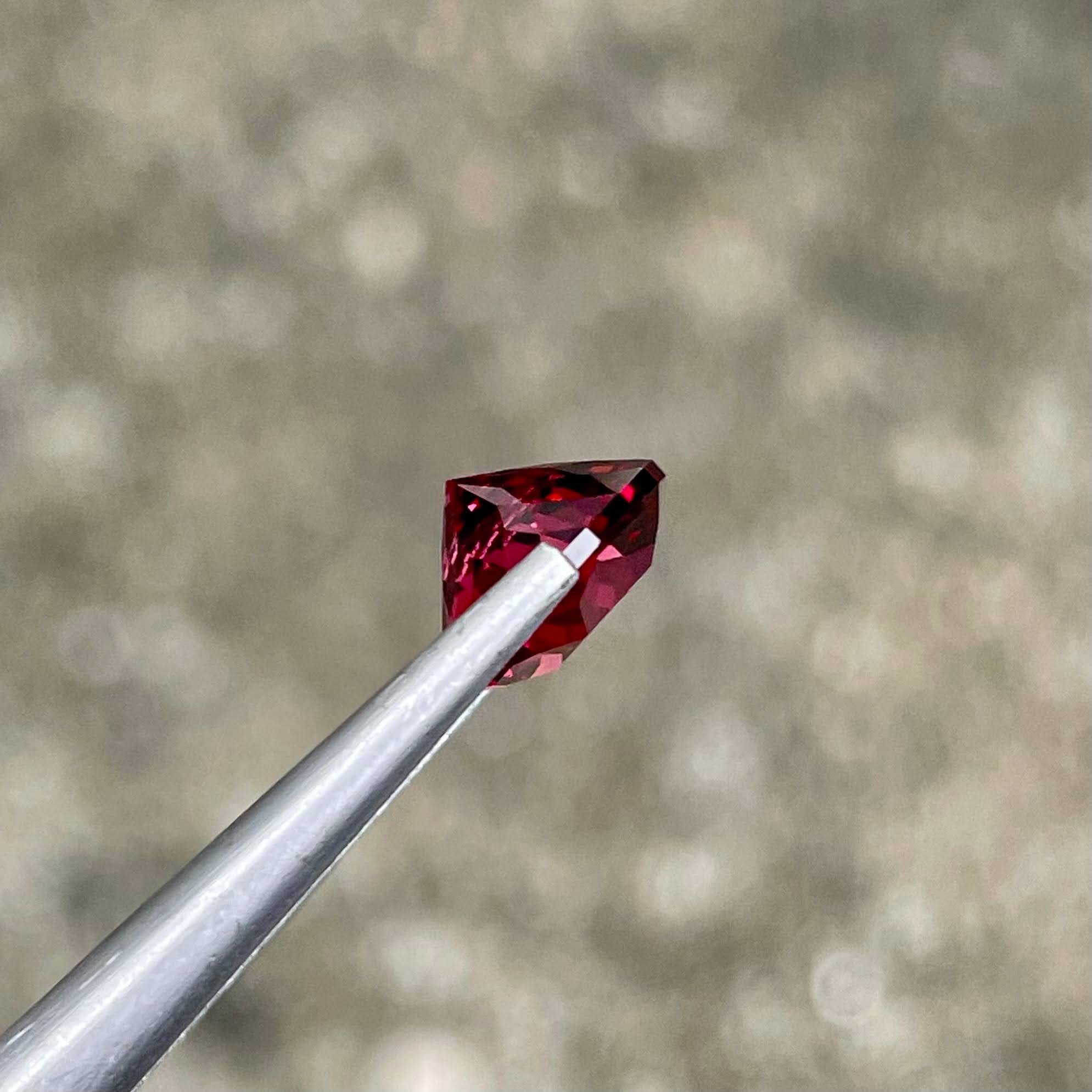 2.27 Carat Reddish Pink Garnet Stone