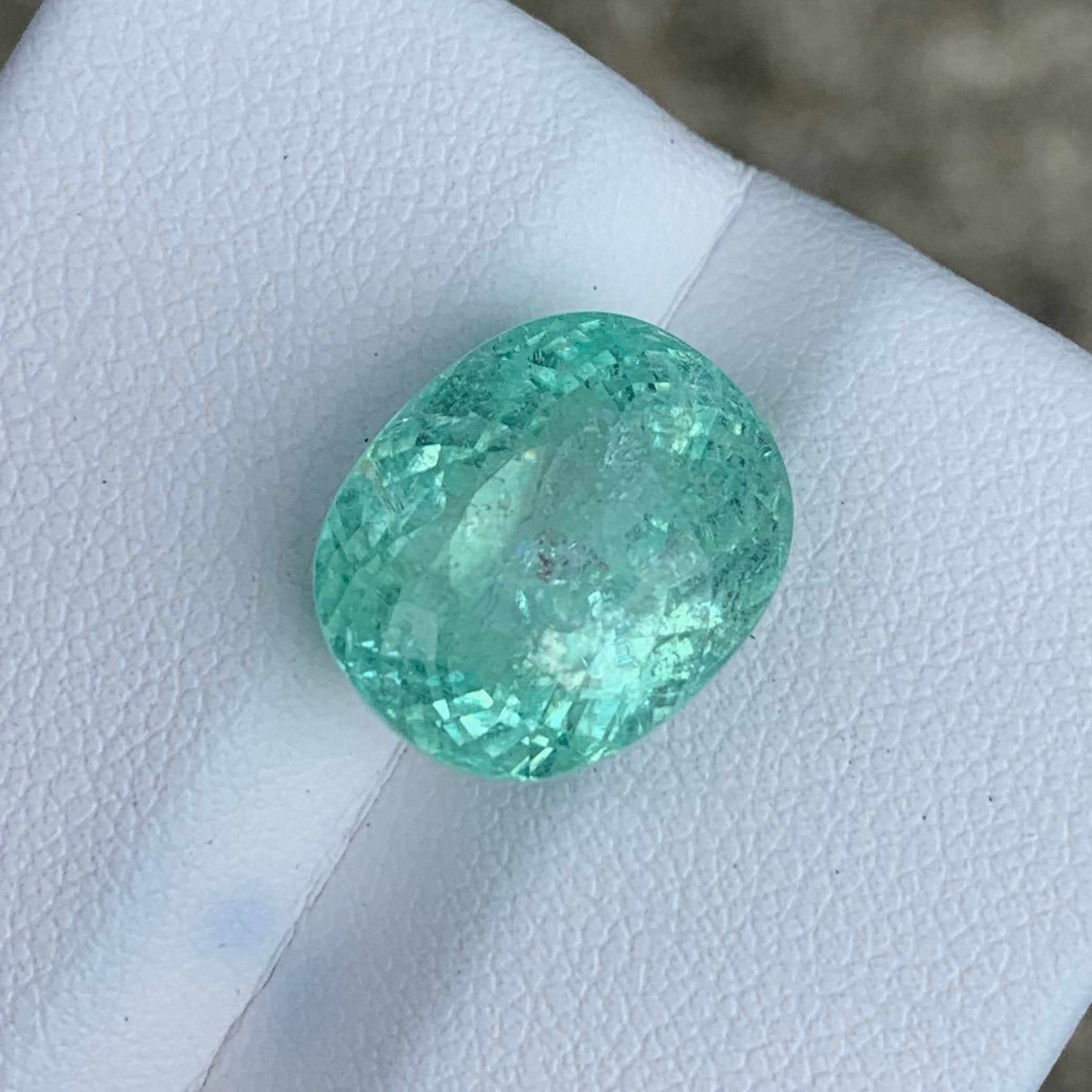 10.54Ct AIGS Paraiba Tourmaline Oval Cut