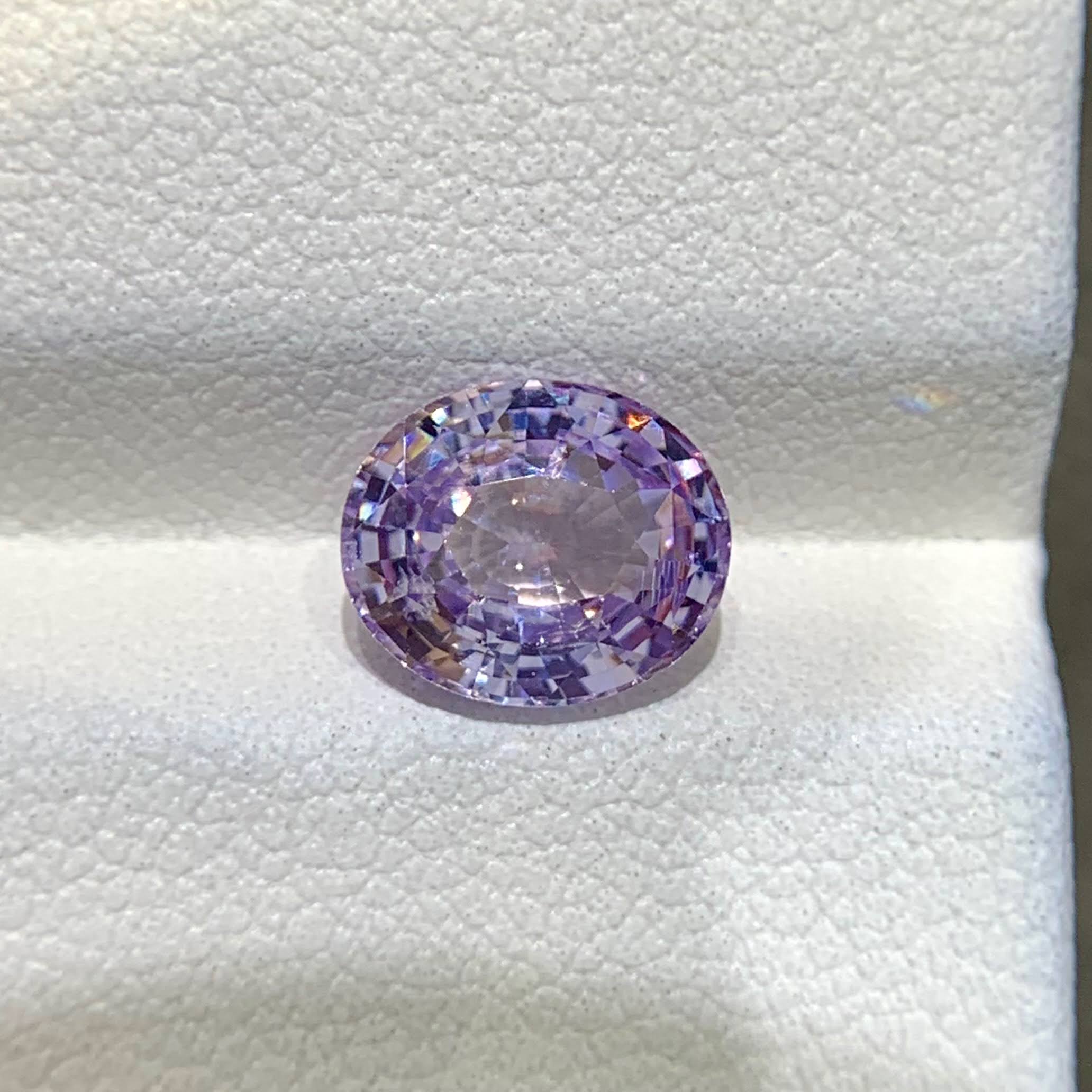 2.27 Ct Light Lavender Spinel Oval