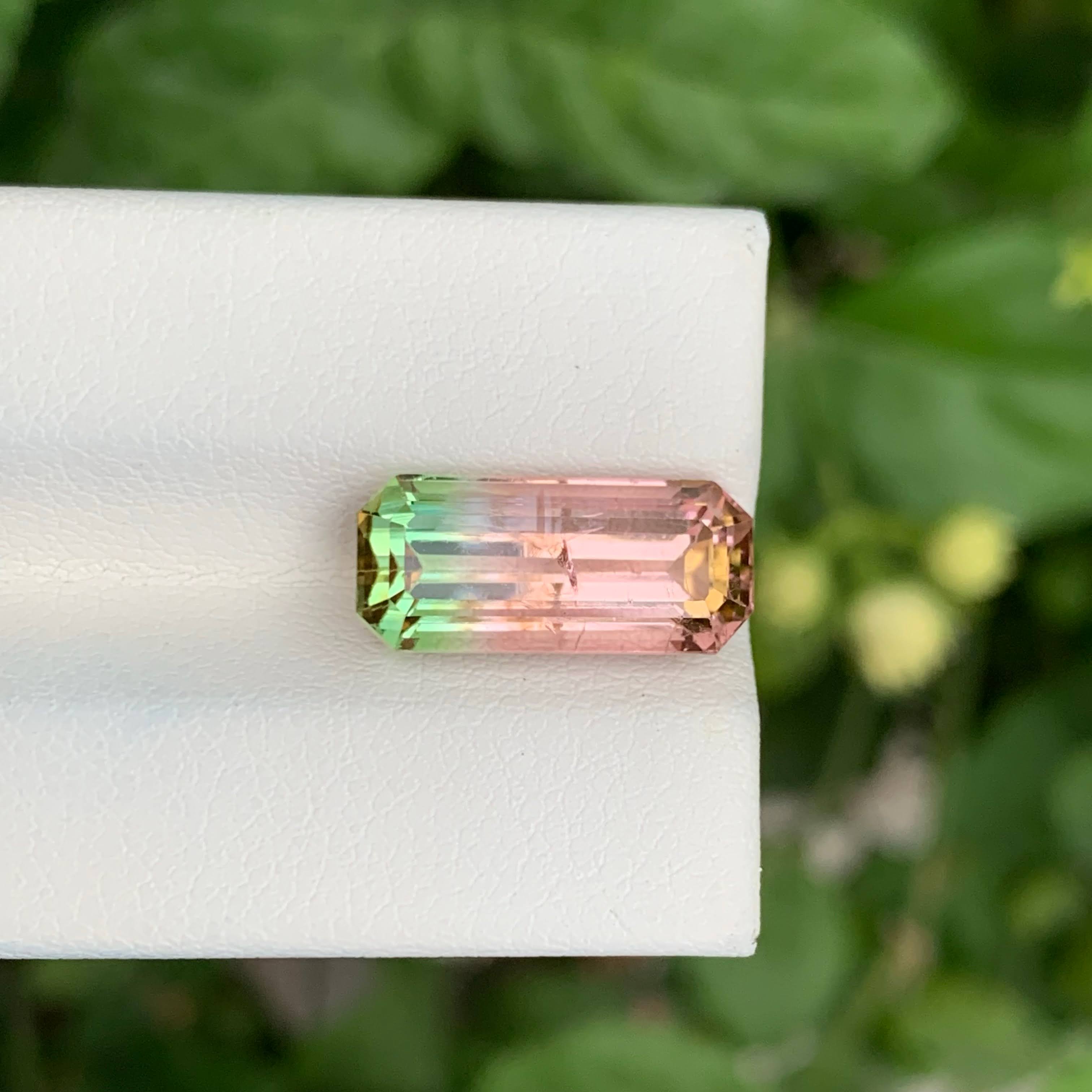 5.90 Carat Bi-Color Tourmaline