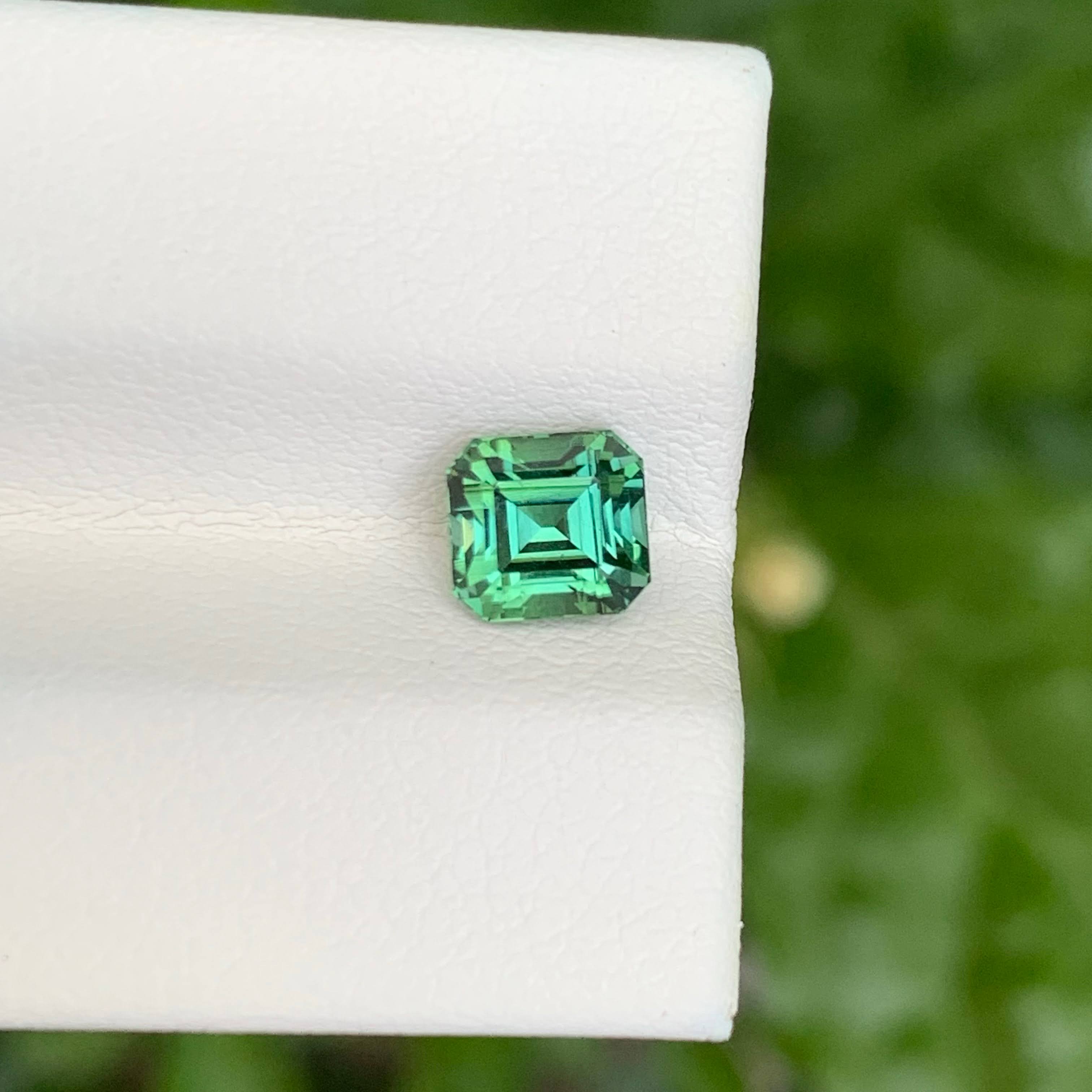 1.20 Carats Greenish Blue Tourmaline