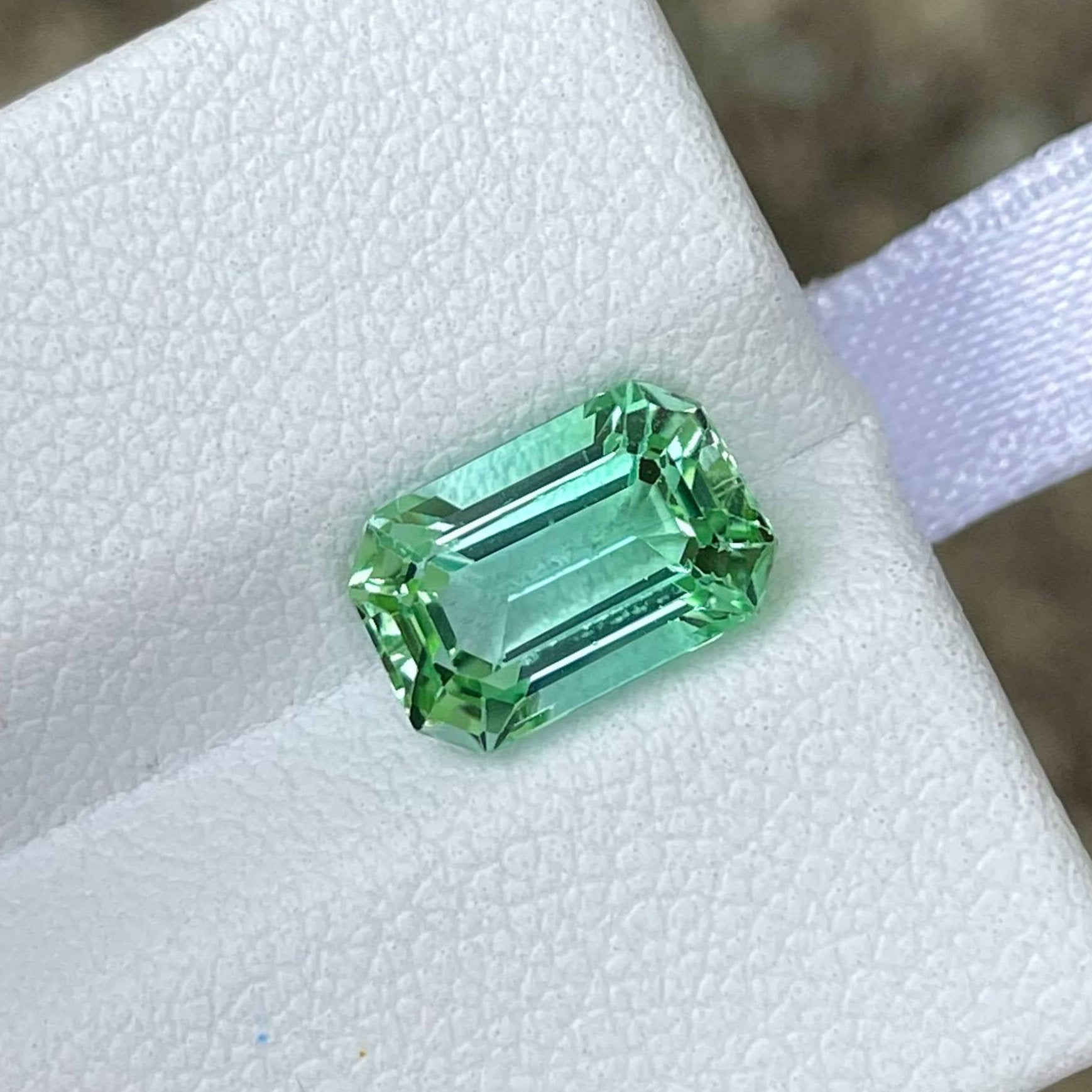 2.72 Carat Mint Green Tourmaline Stone