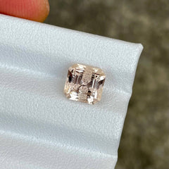 2.32 Carats Imperial Topaz Asscher Cut