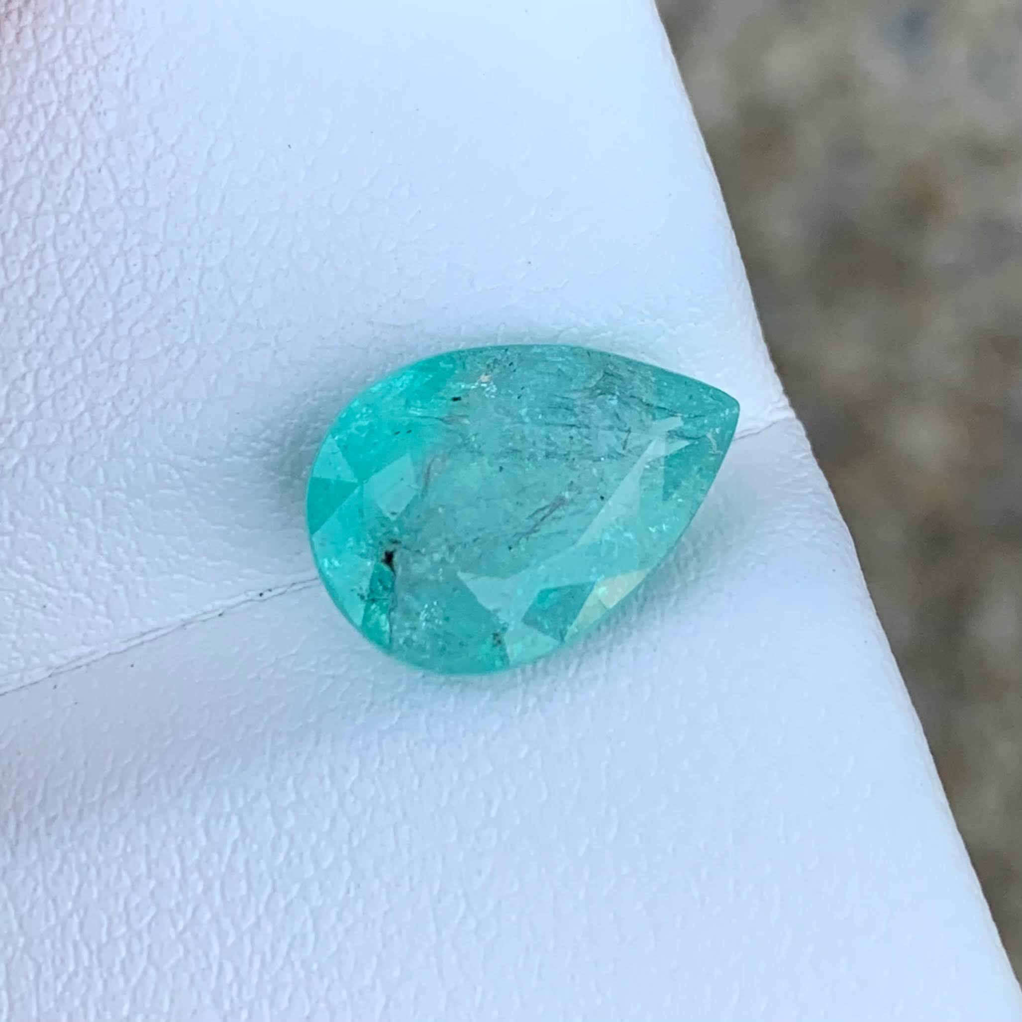4.40ct Certified Paraiba Tourmaline Pear