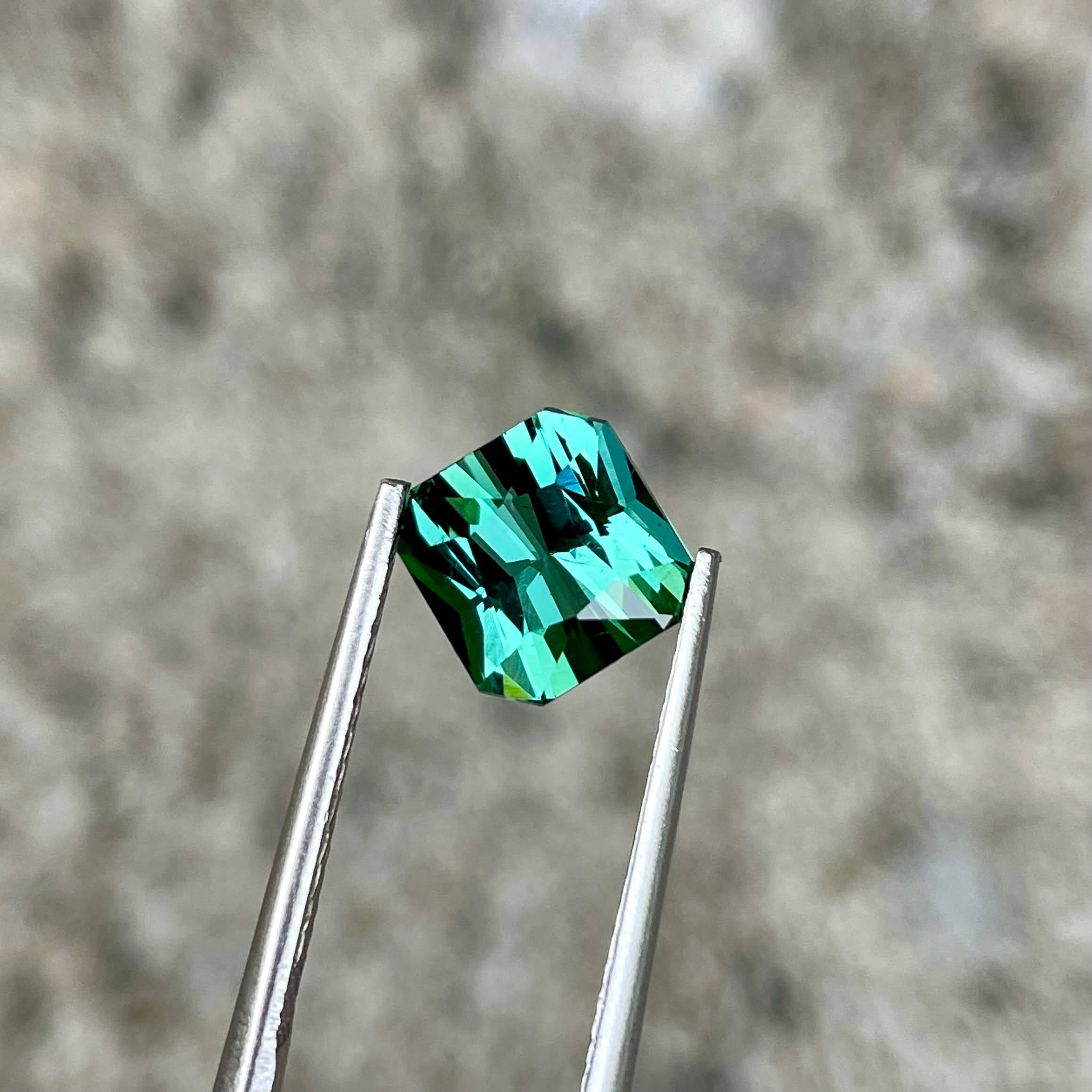 2.70 Carats Greenish Blue Tourmaline