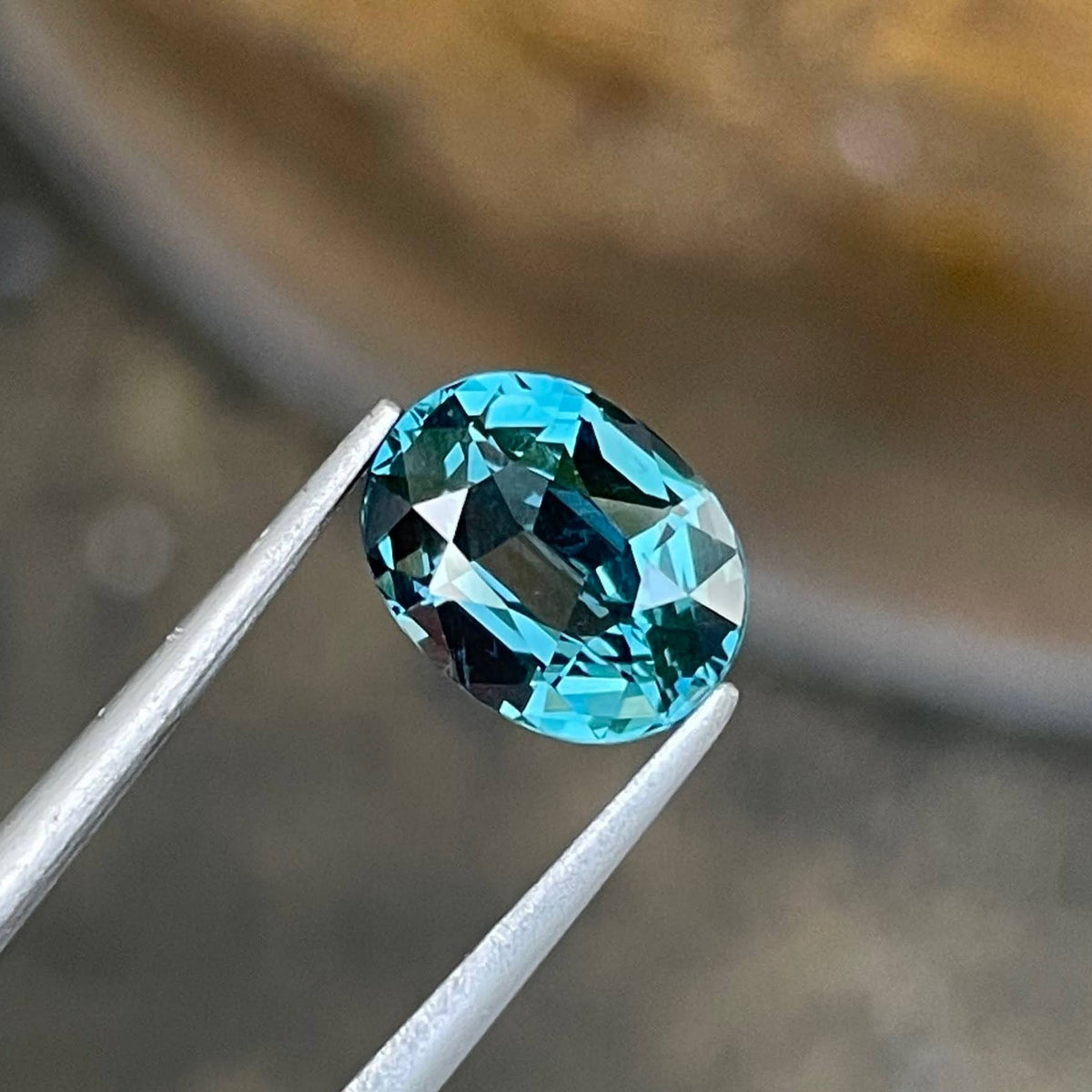 2.53 Carats Teal Blue Spinel Gemstone