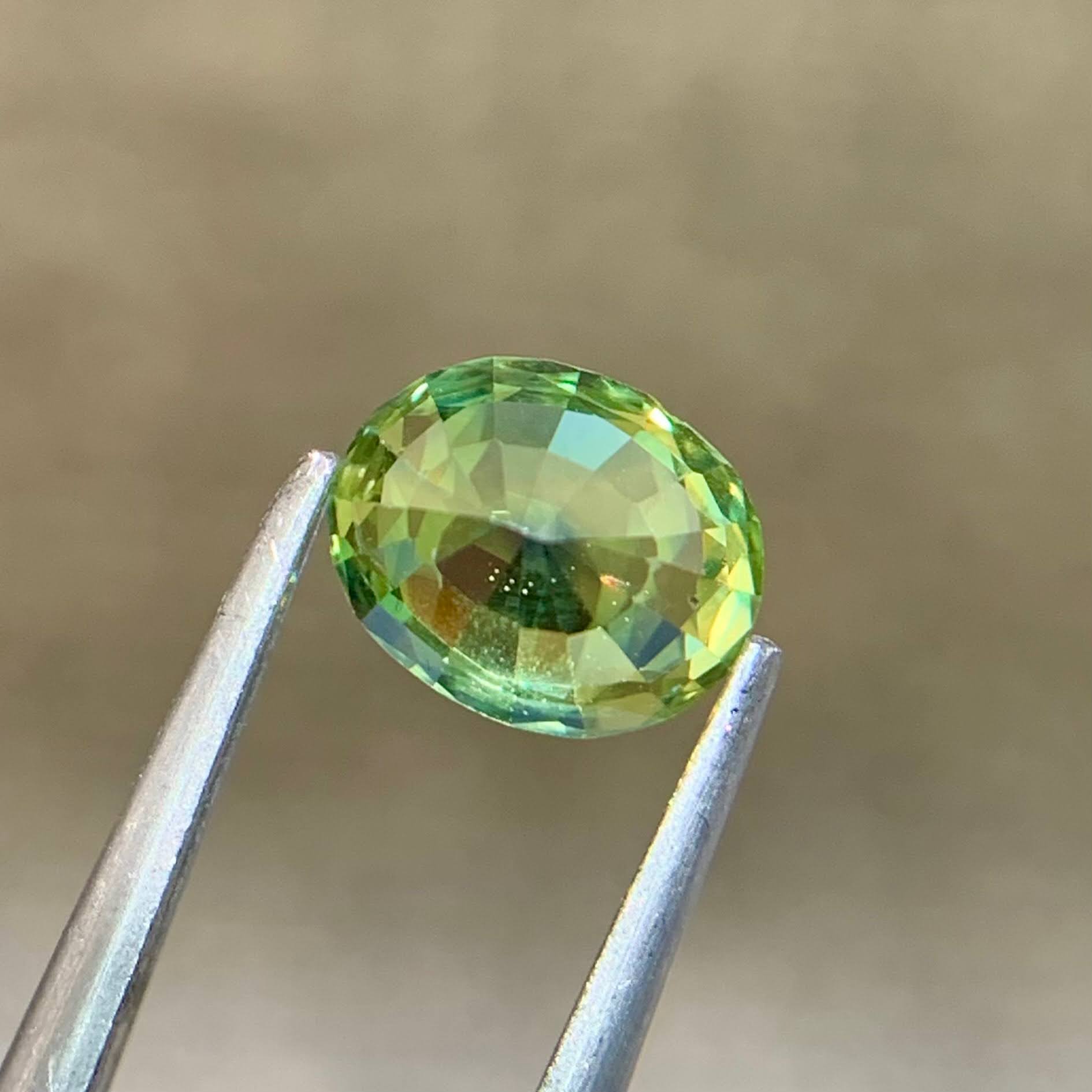1.21ct Natural Parti Sapphire Oval