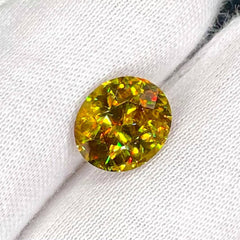 4.75 Carats Oval Cut Sphene Gemstone