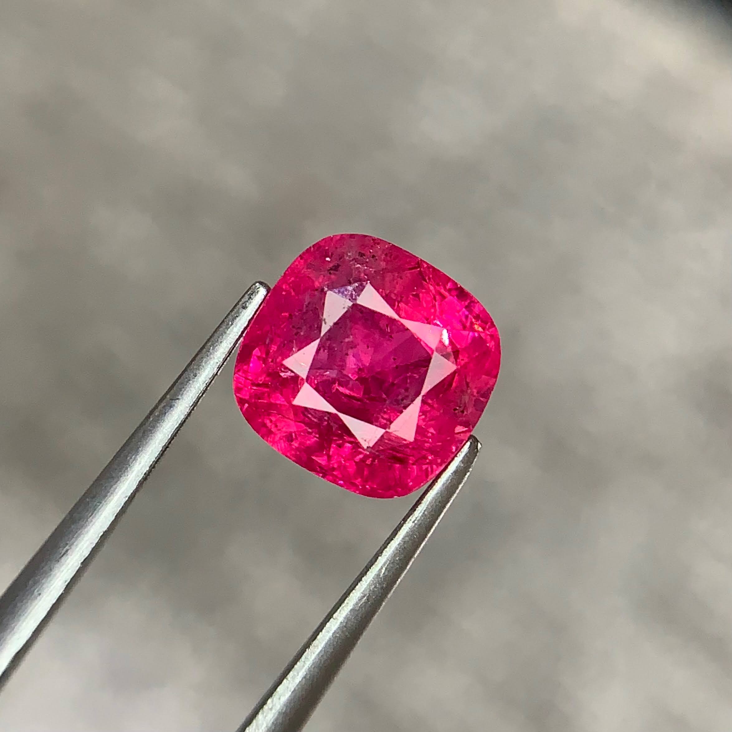 2.47 Ct Mahenge Spinel Cushion Cut