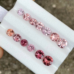 5.16ct Natural Burmese Spinel Lot Fancy Color Round